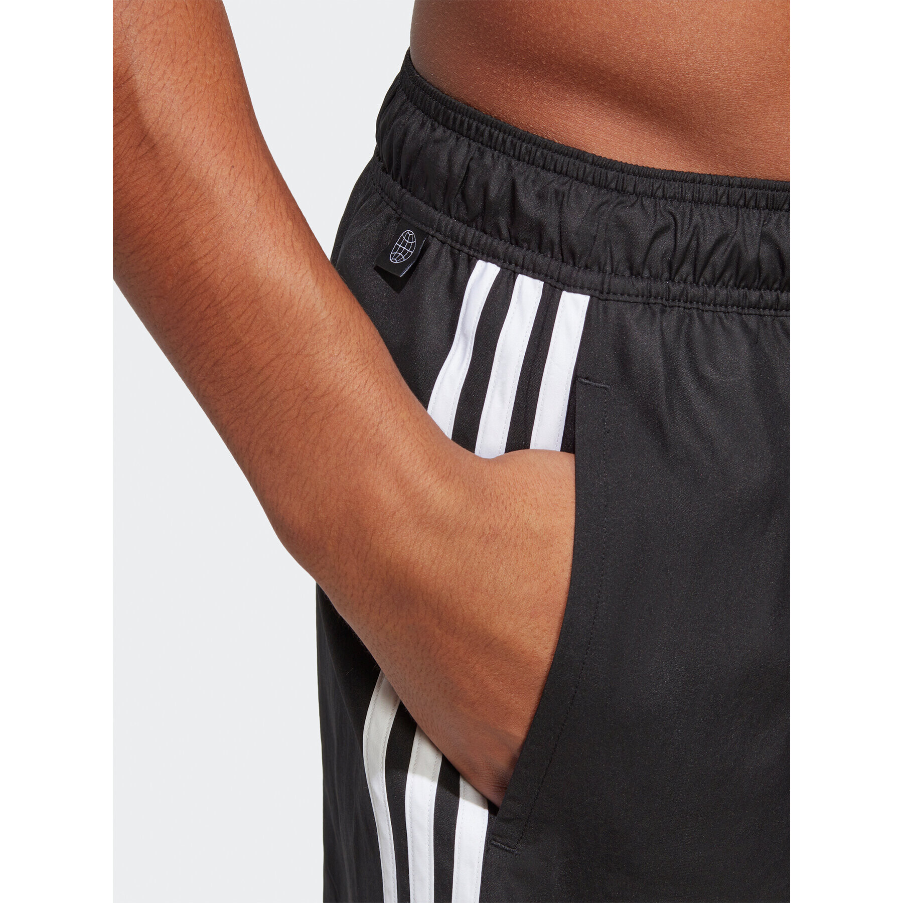 adidas Plavecké šortky 3-Stripes CLX Swim Shorts HT4367 Černá Regular Fit - Pepit.cz