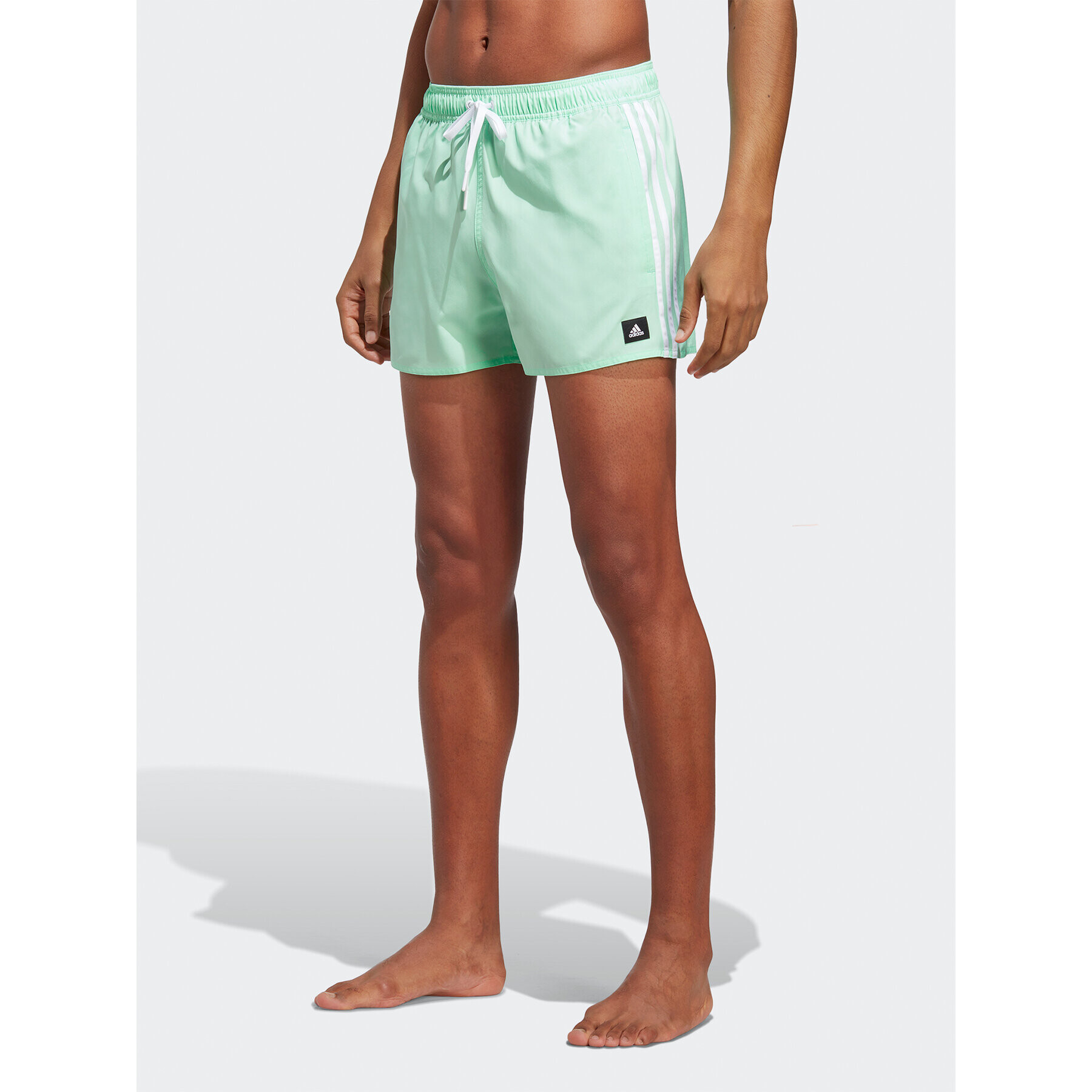 adidas Plavecké šortky 3-Stripes CLX Swim Shorts HT4370 Zelená Regular Fit - Pepit.cz