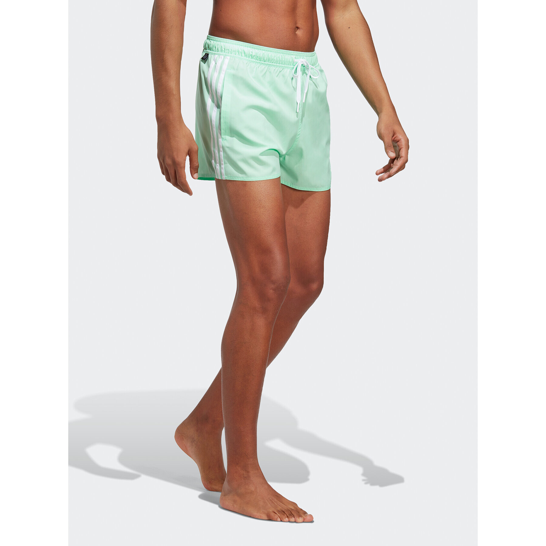 adidas Plavecké šortky 3-Stripes CLX Swim Shorts HT4370 Zelená Regular Fit - Pepit.cz