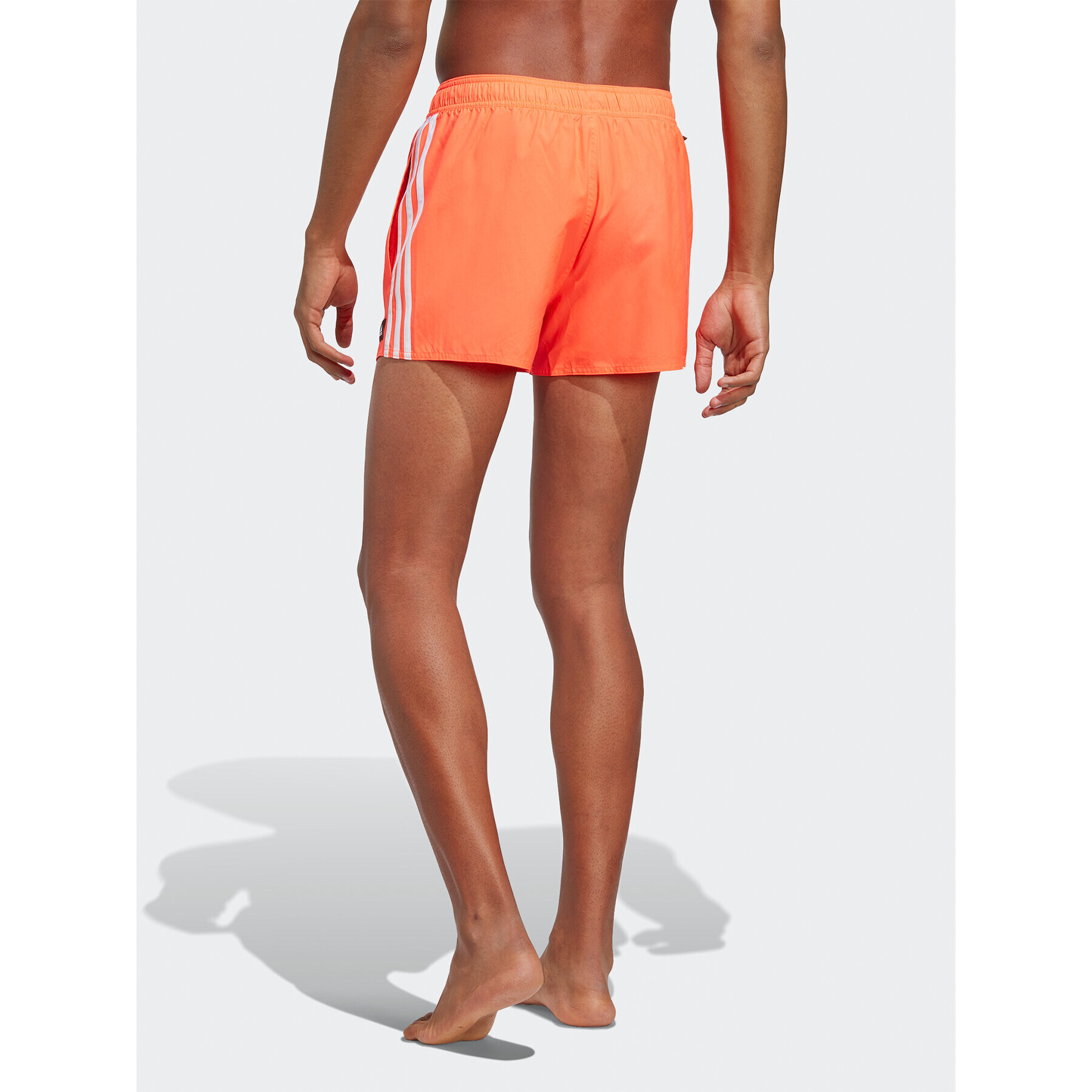 adidas Plavecké šortky 3-Stripes CLX Swim Shorts HT4371 Červená Regular Fit - Pepit.cz