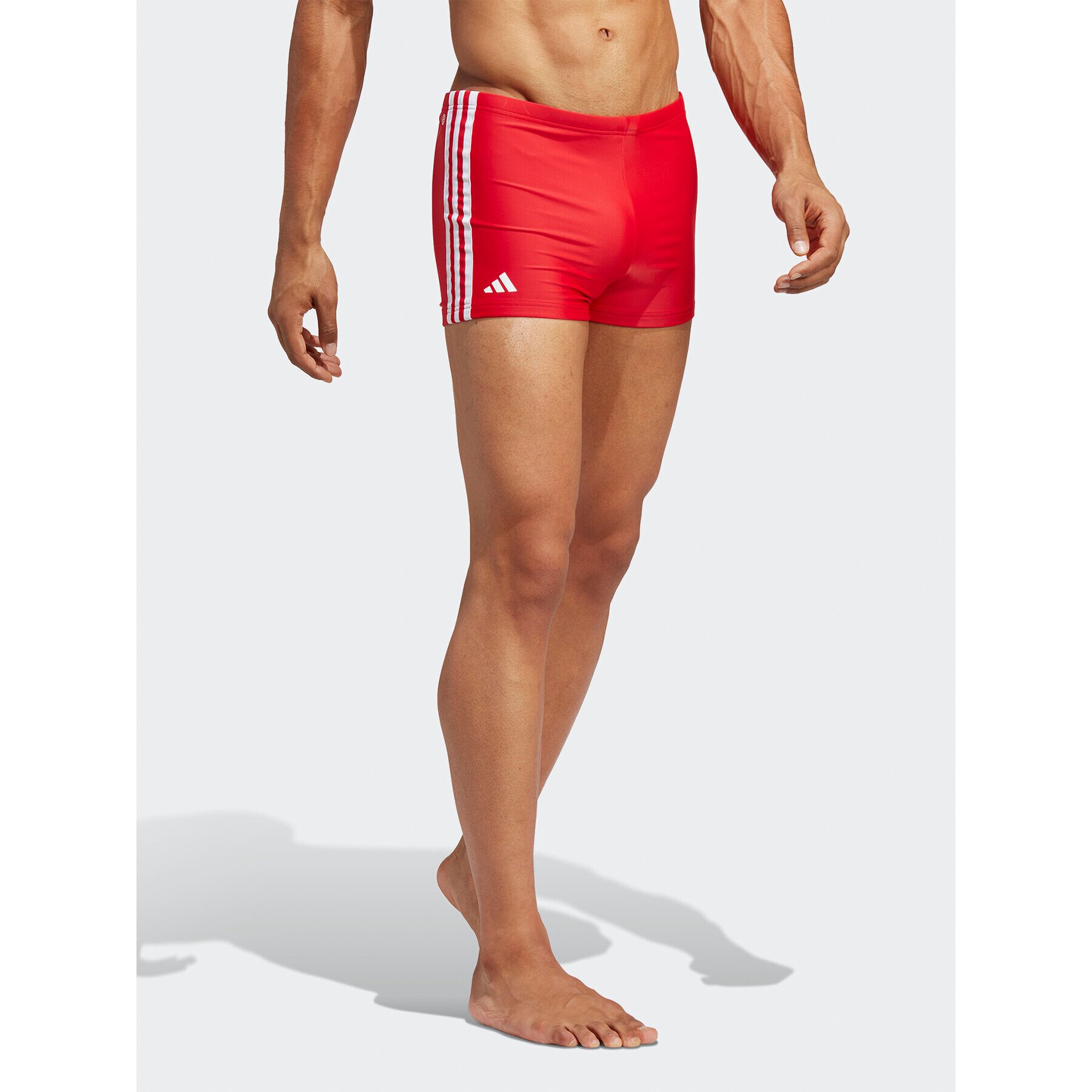 adidas Plavecké šortky Classic 3-Stripes Swim Boxers HT2075 Červená Regular Fit - Pepit.cz