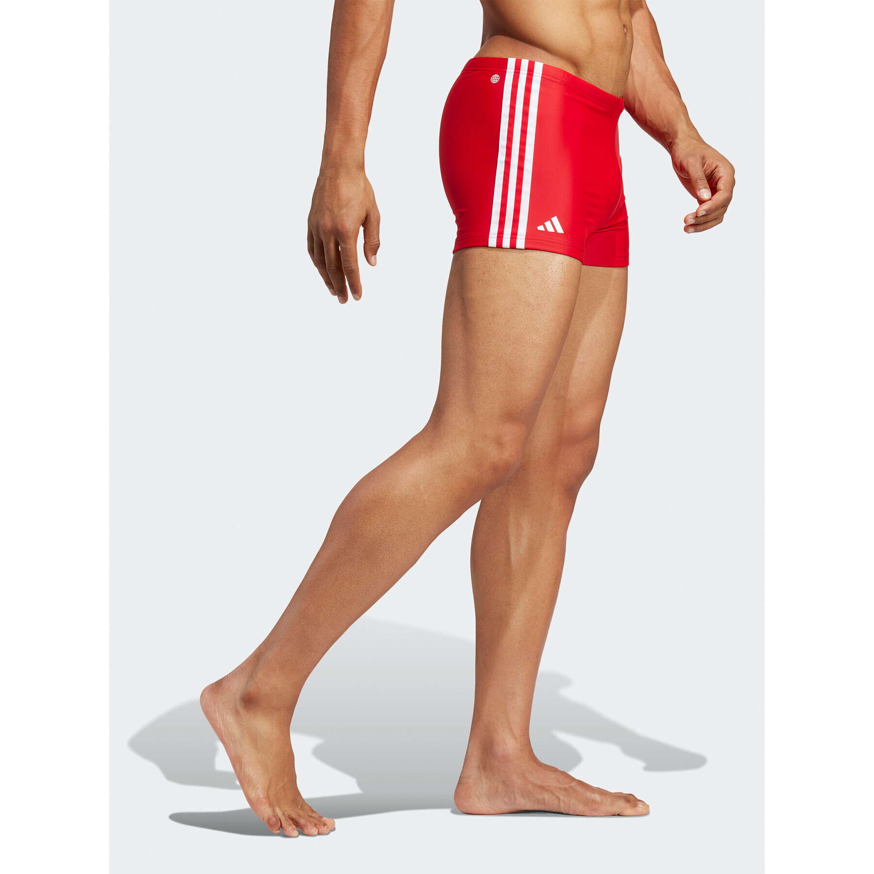 adidas Plavecké šortky Classic 3-Stripes Swim Boxers HT2075 Červená Regular Fit - Pepit.cz