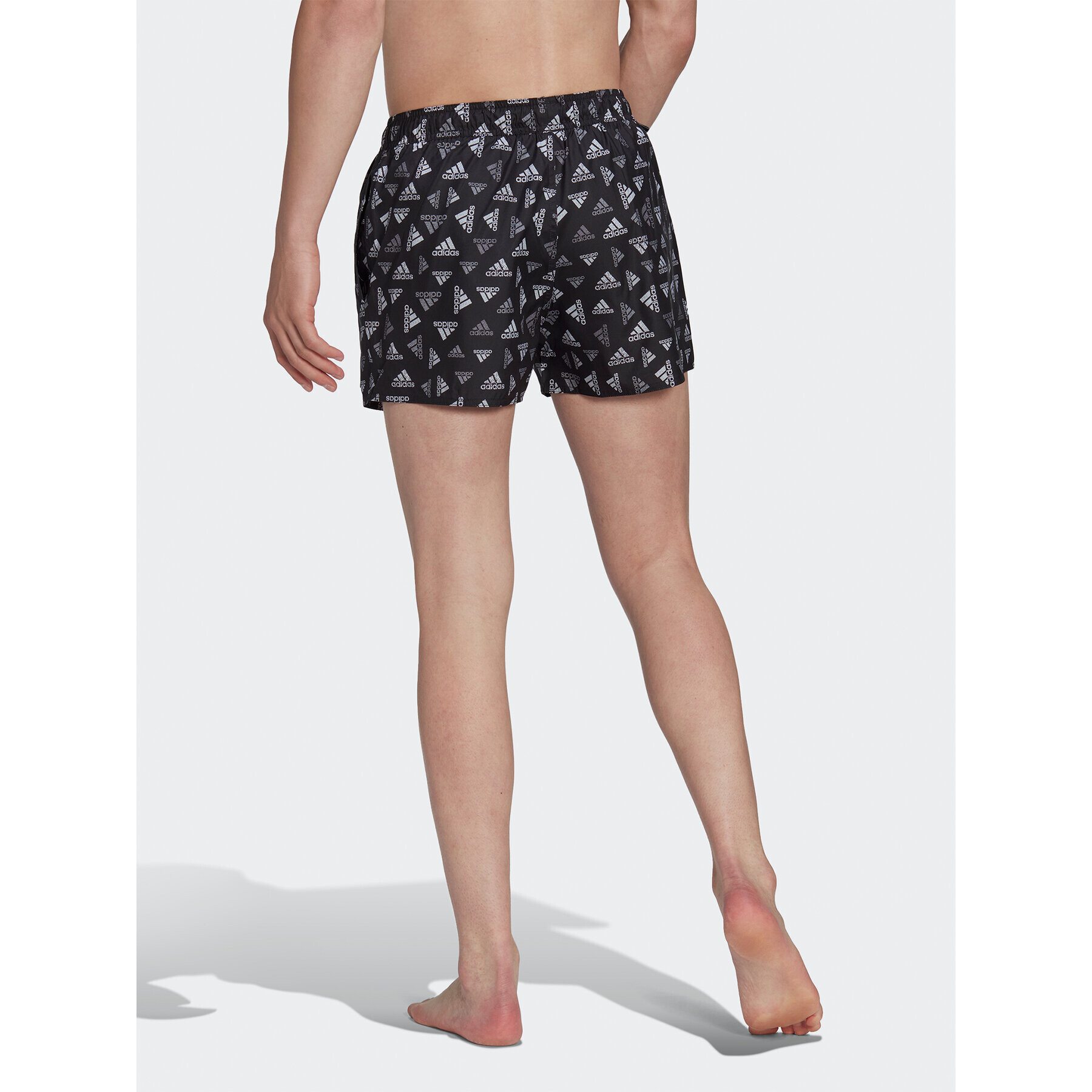 adidas Plavecké šortky Logo Print CLX Swim Shorts Very Short Length HT4345 Černá Regular Fit - Pepit.cz