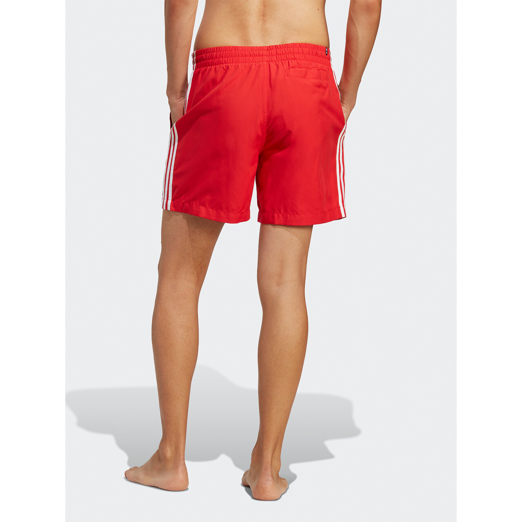 adidas Plavecké šortky Originals Adicolor 3-Stripes Swim Shorts H44768 Červená Regular Fit - Pepit.cz