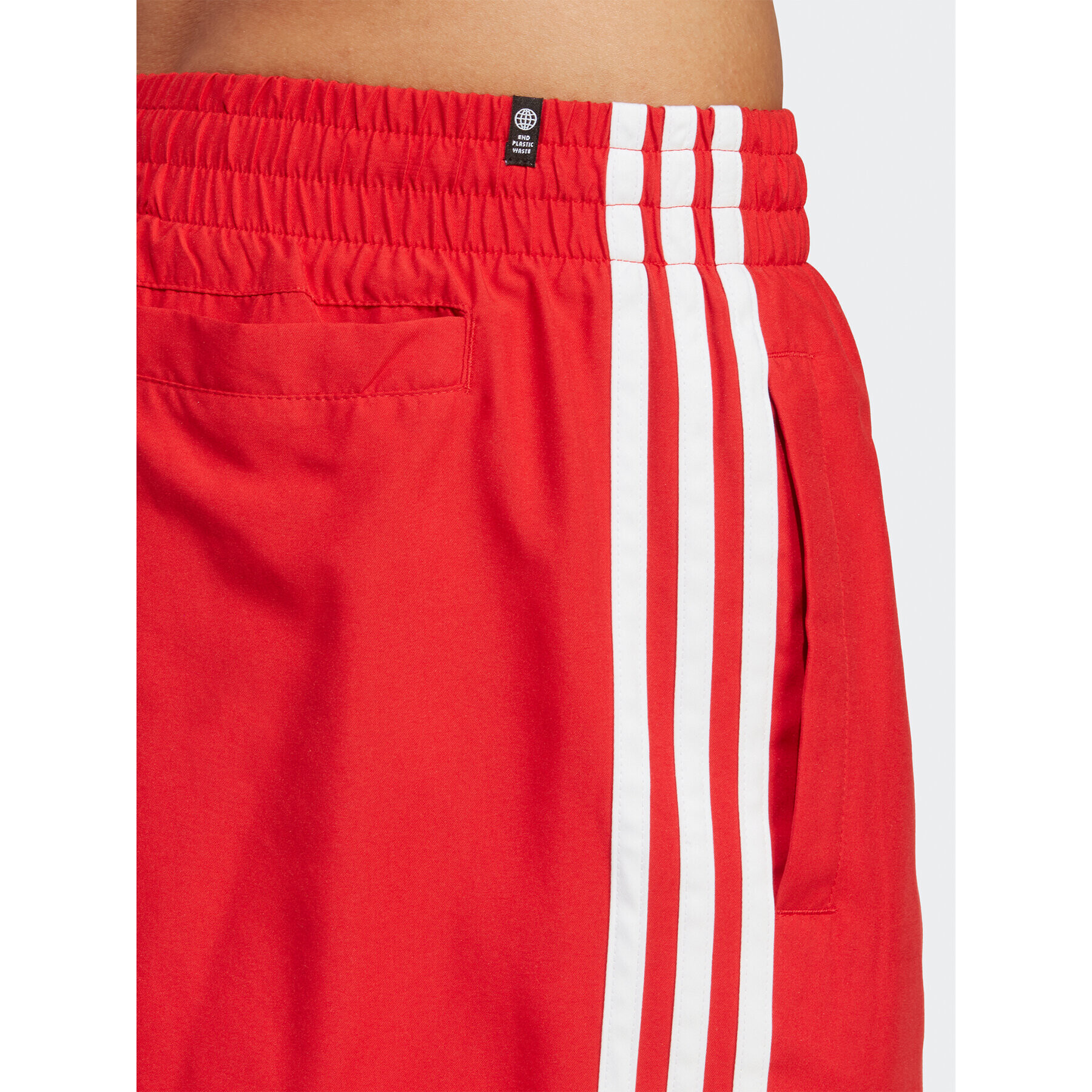 adidas Plavecké šortky Originals Adicolor 3-Stripes Swim Shorts H44768 Červená Regular Fit - Pepit.cz