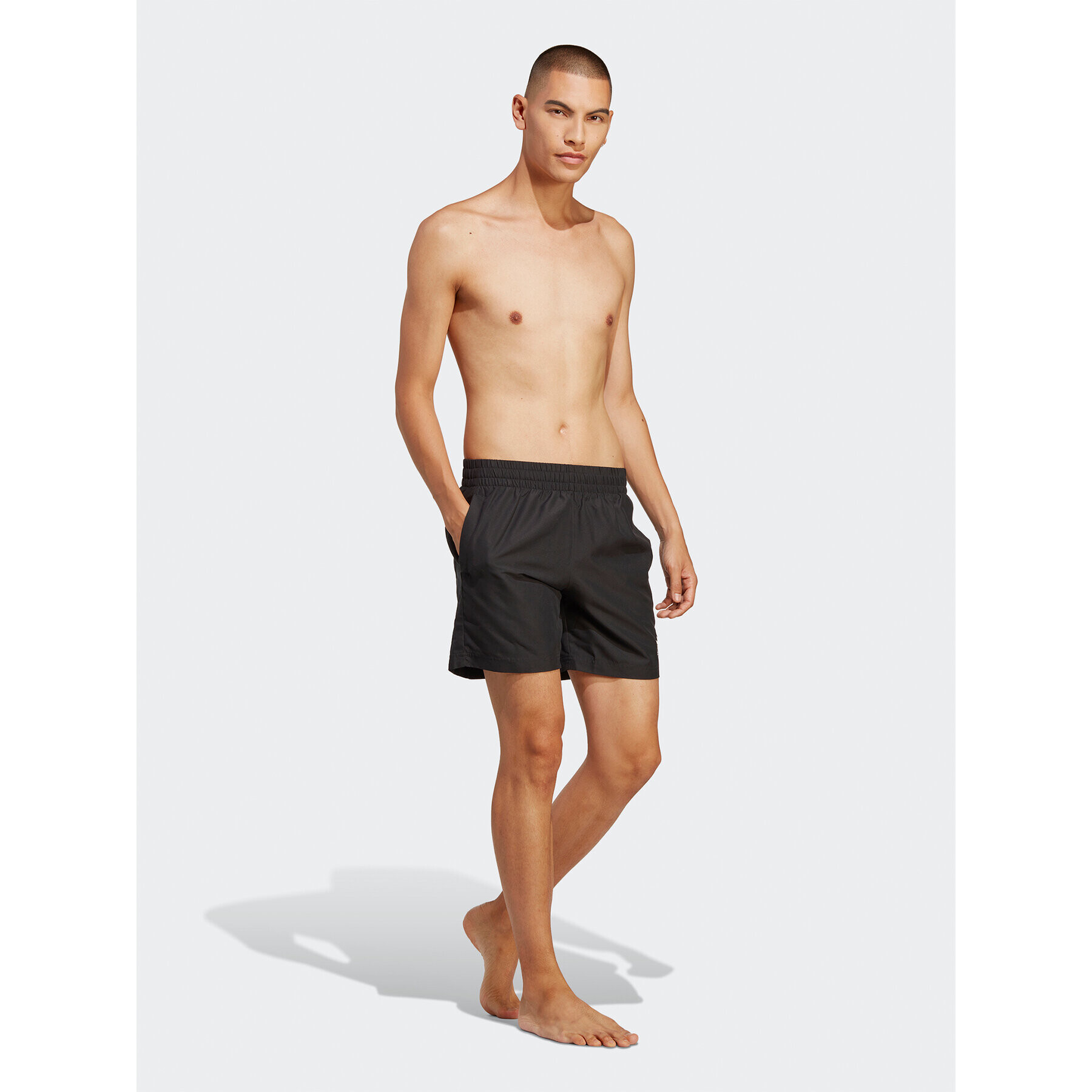 adidas Plavecké šortky Originals Essentials Solid Swim Shorts HT4411 Černá Regular Fit - Pepit.cz