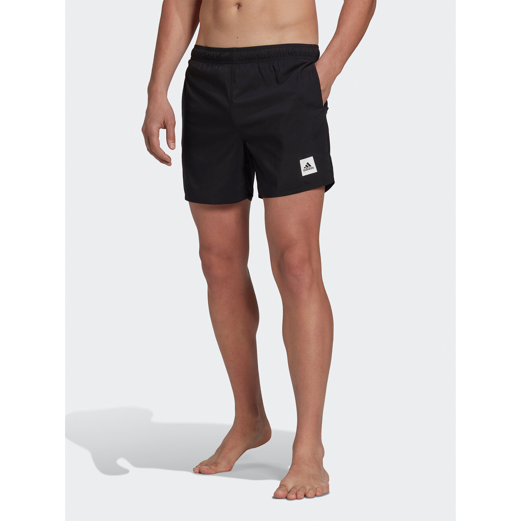 adidas Plavecké šortky Short Length Solid Swim Shorts HP1772 Černá Regular Fit - Pepit.cz