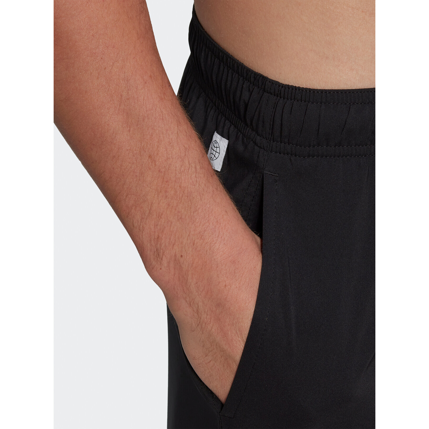 adidas Plavecké šortky Short Length Solid Swim Shorts HP1772 Černá Regular Fit - Pepit.cz