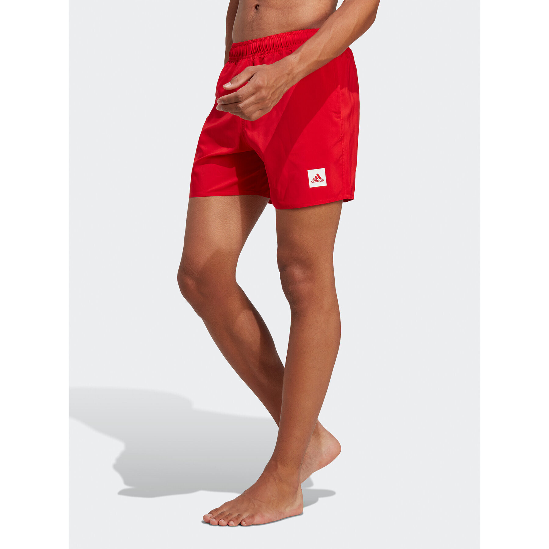 adidas Plavecké šortky Short Length Solid Swim Shorts HT2160 Červená Regular Fit - Pepit.cz