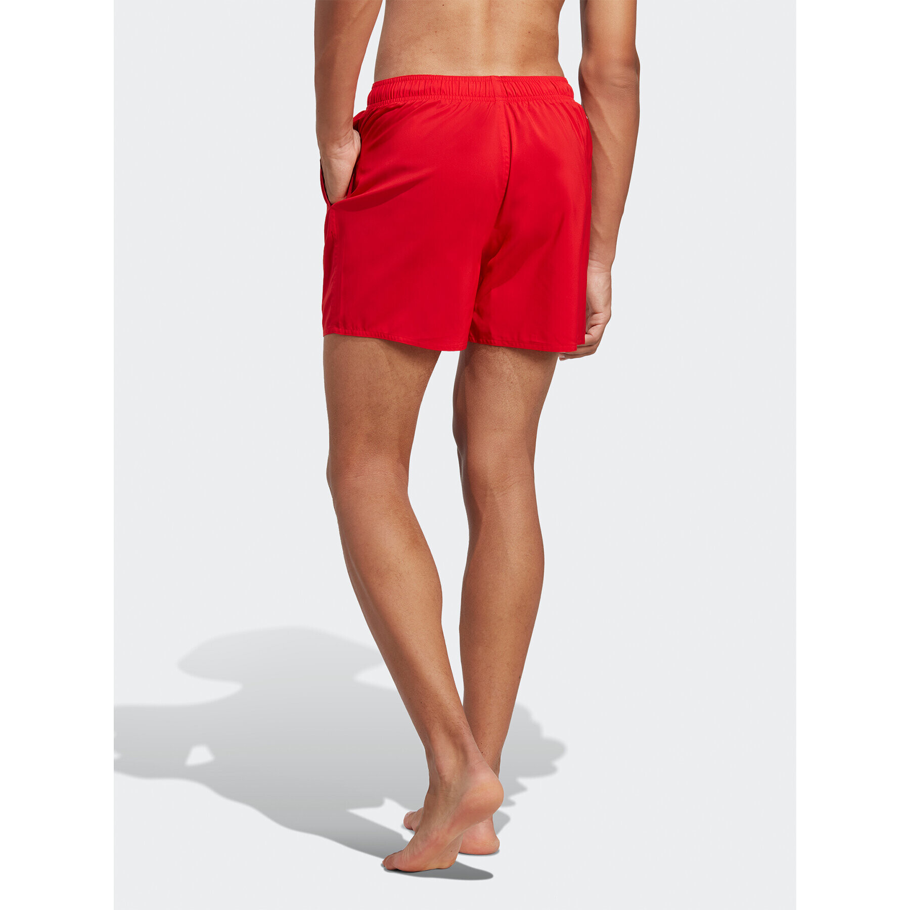 adidas Plavecké šortky Short Length Solid Swim Shorts HT2160 Červená Regular Fit - Pepit.cz