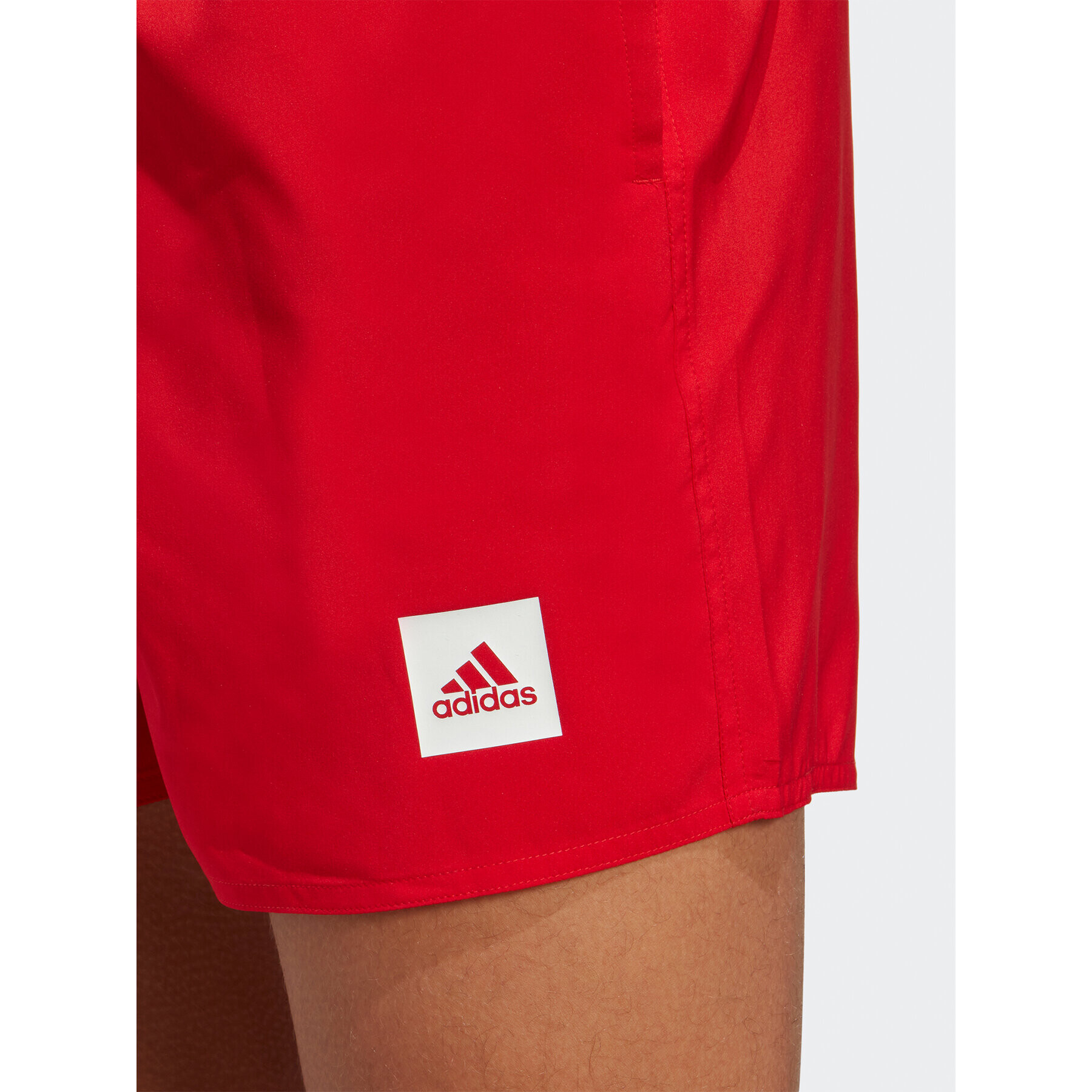 adidas Plavecké šortky Short Length Solid Swim Shorts HT2160 Červená Regular Fit - Pepit.cz