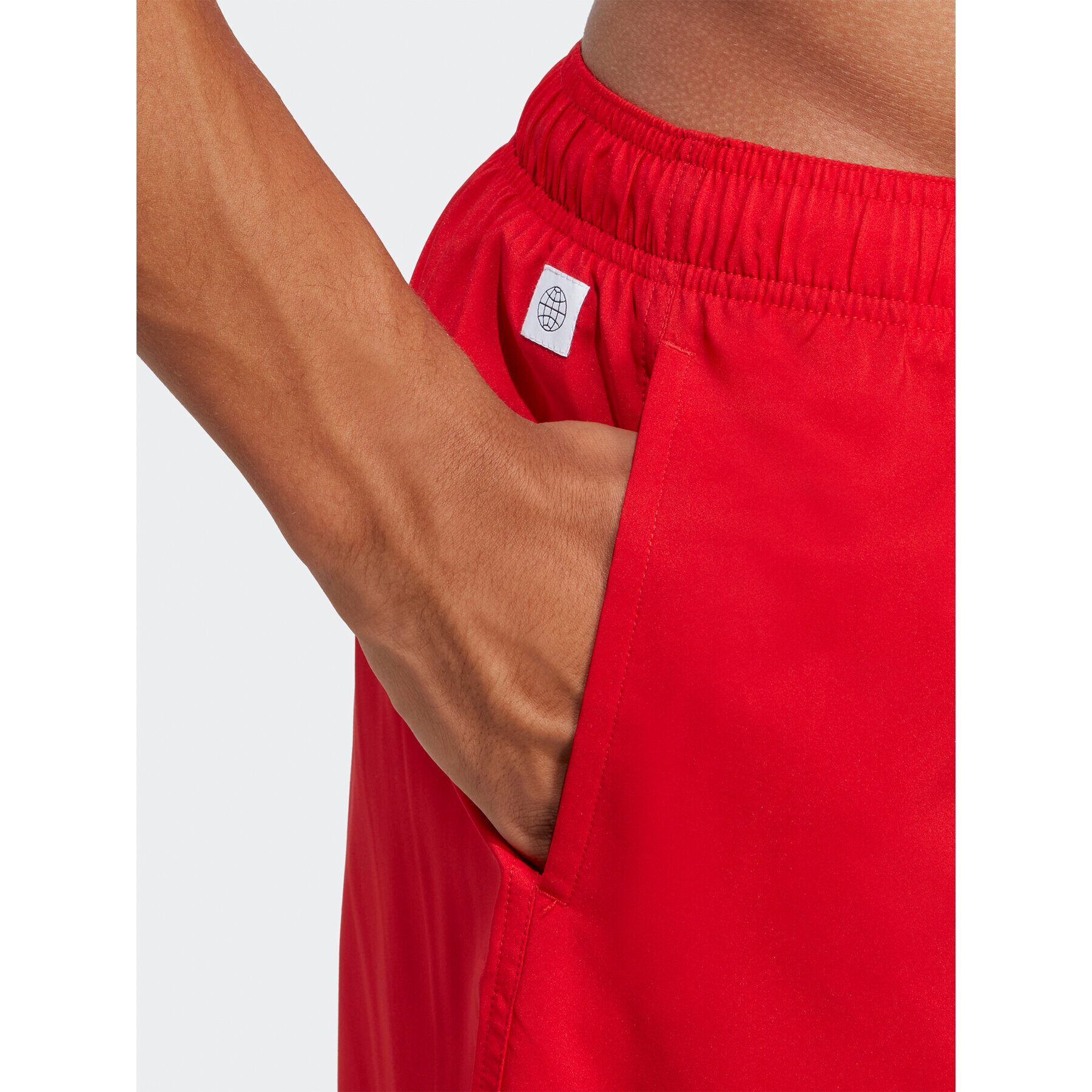 adidas Plavecké šortky Short Length Solid Swim Shorts HT2160 Červená Regular Fit - Pepit.cz