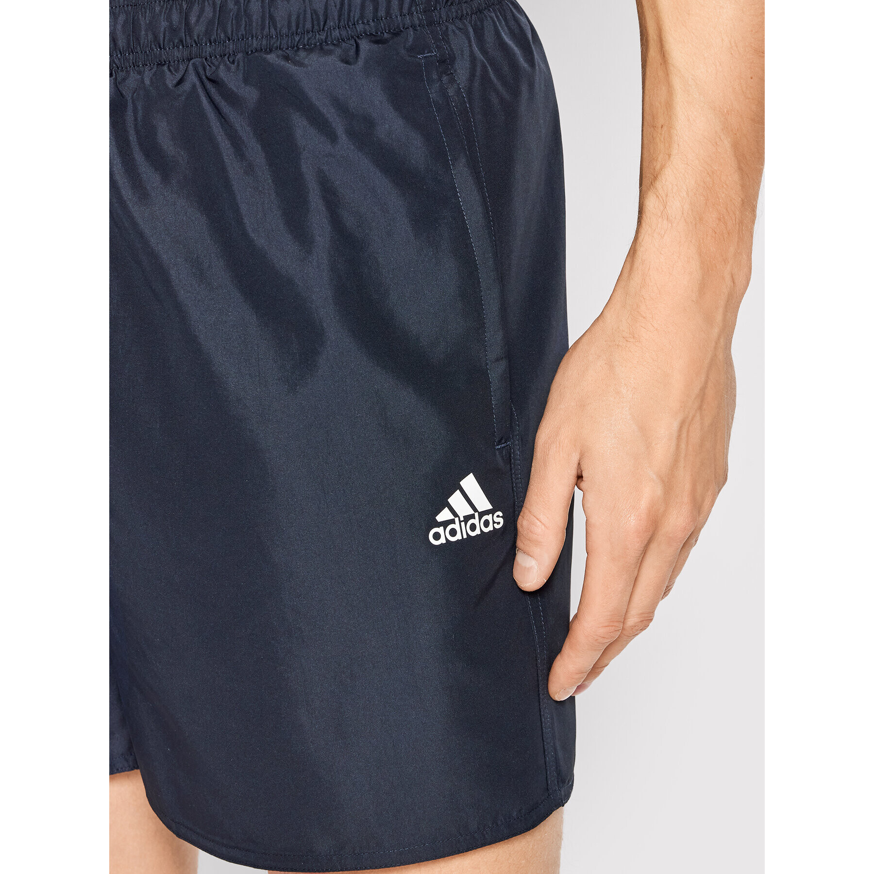 adidas Plavecké šortky Solid GQ1084 Tmavomodrá Regular Fit - Pepit.cz