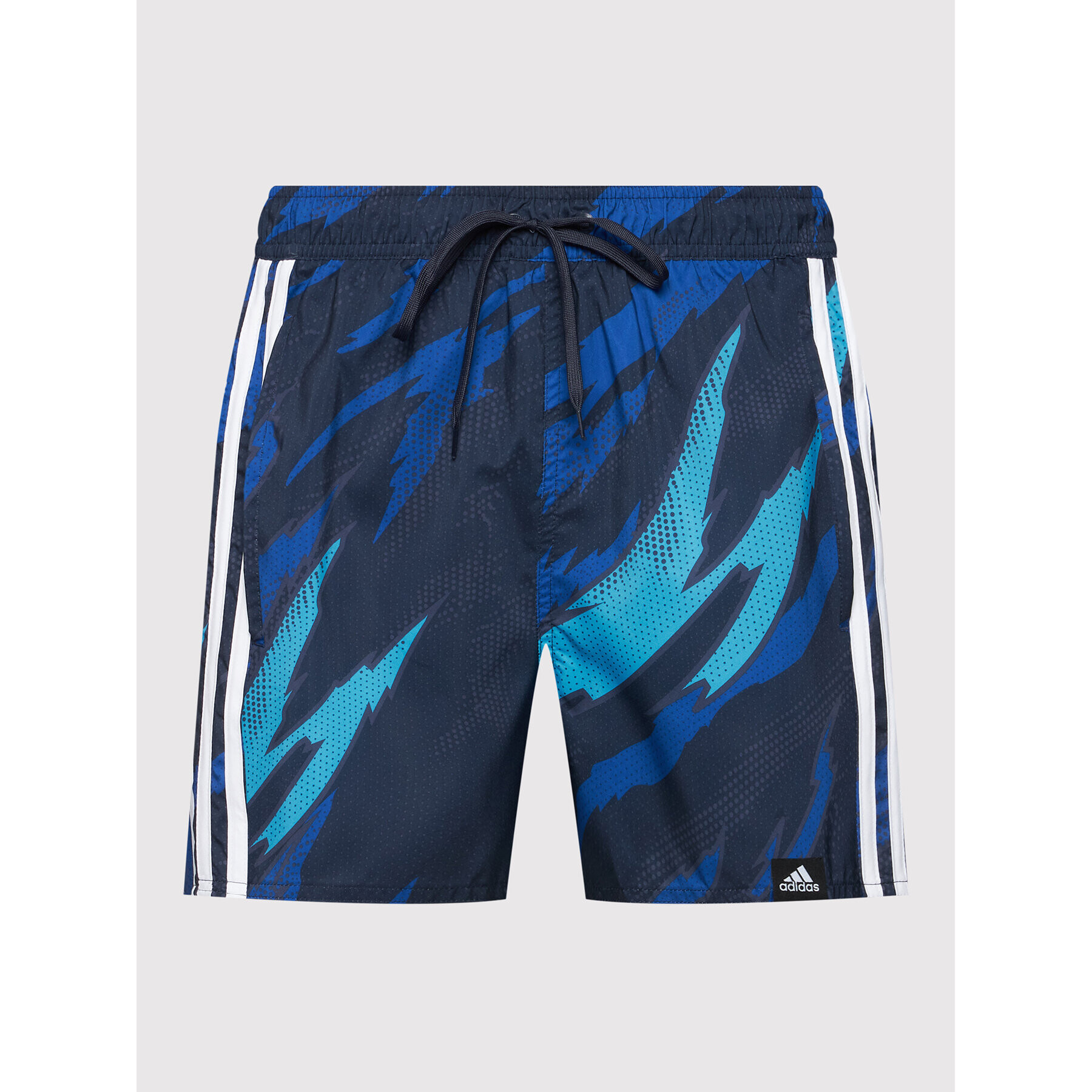 adidas Plavecké šortky Very Length Graphic HA1368 Tmavomodrá Regular Fit - Pepit.cz