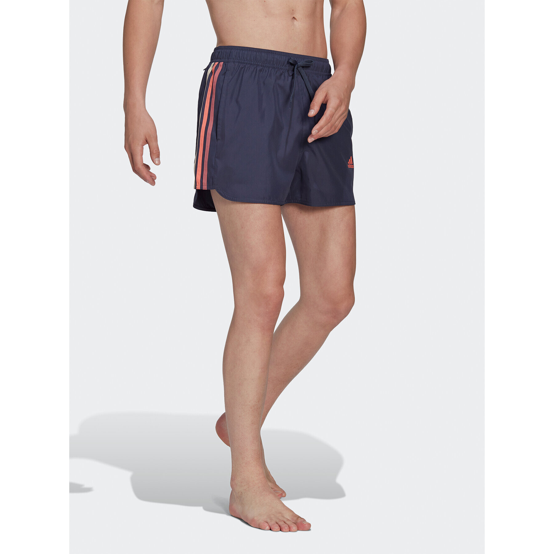 adidas Plavecké šortky Very Short Length Retro Split Swim Shorts HT4348 Modrá Regular Fit - Pepit.cz