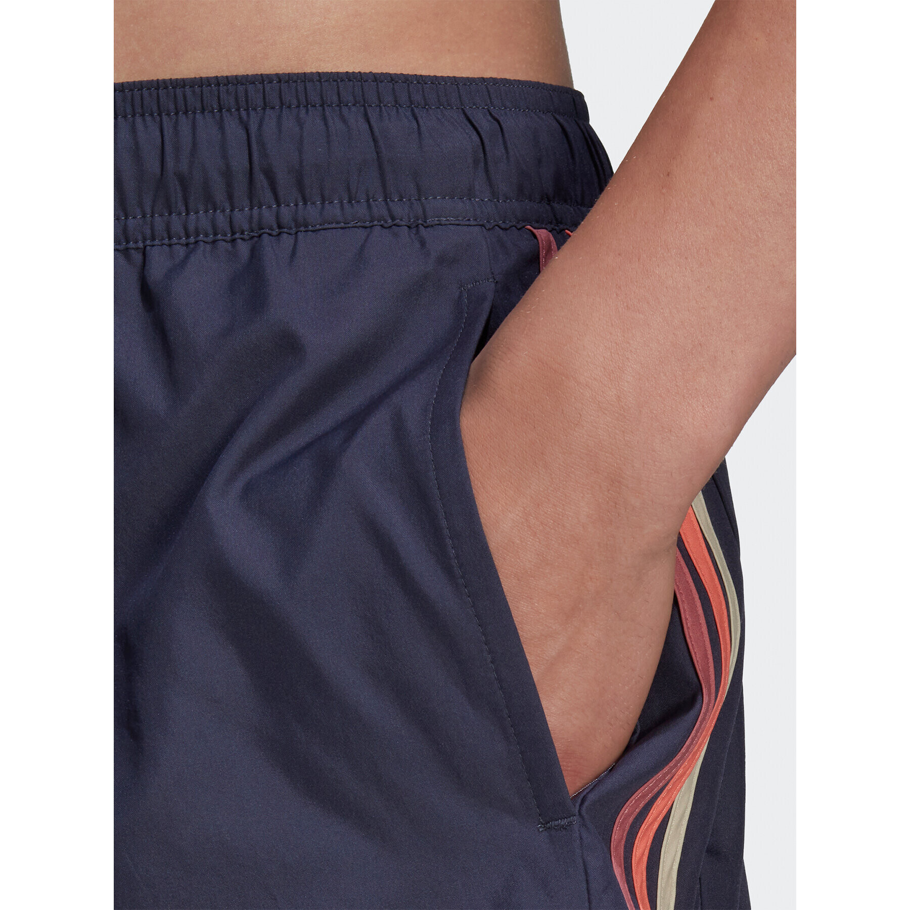 adidas Plavecké šortky Very Short Length Retro Split Swim Shorts HT4348 Modrá Regular Fit - Pepit.cz