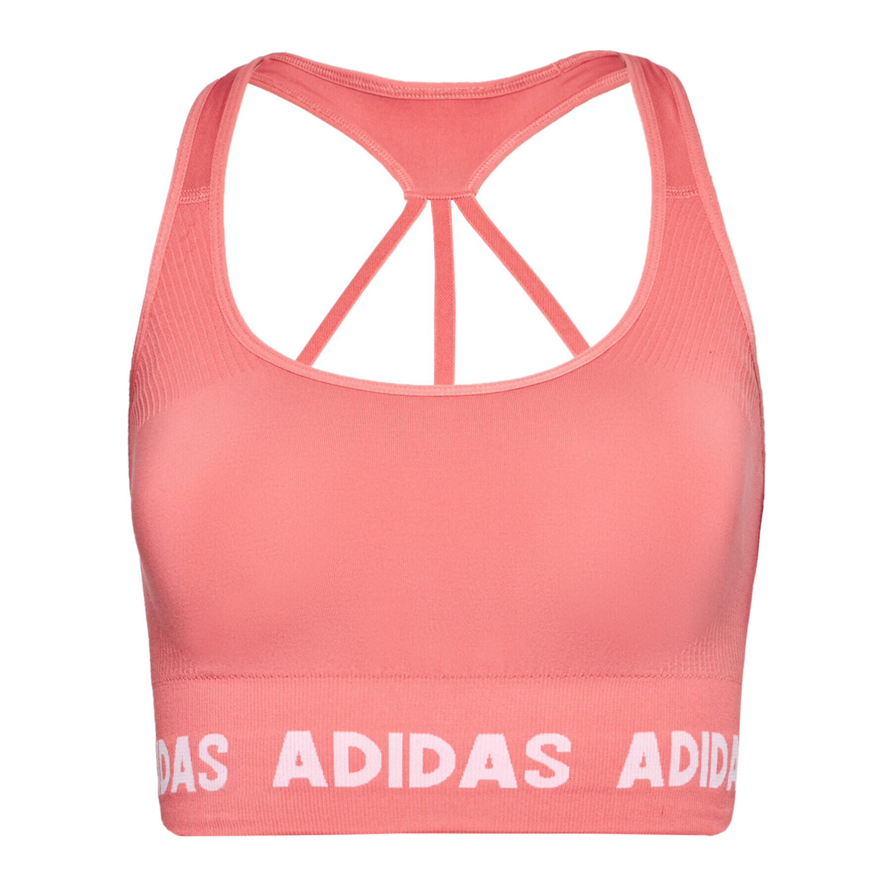 adidas Podprsenkový top Aeroknit GV5123 Růžová - Pepit.cz