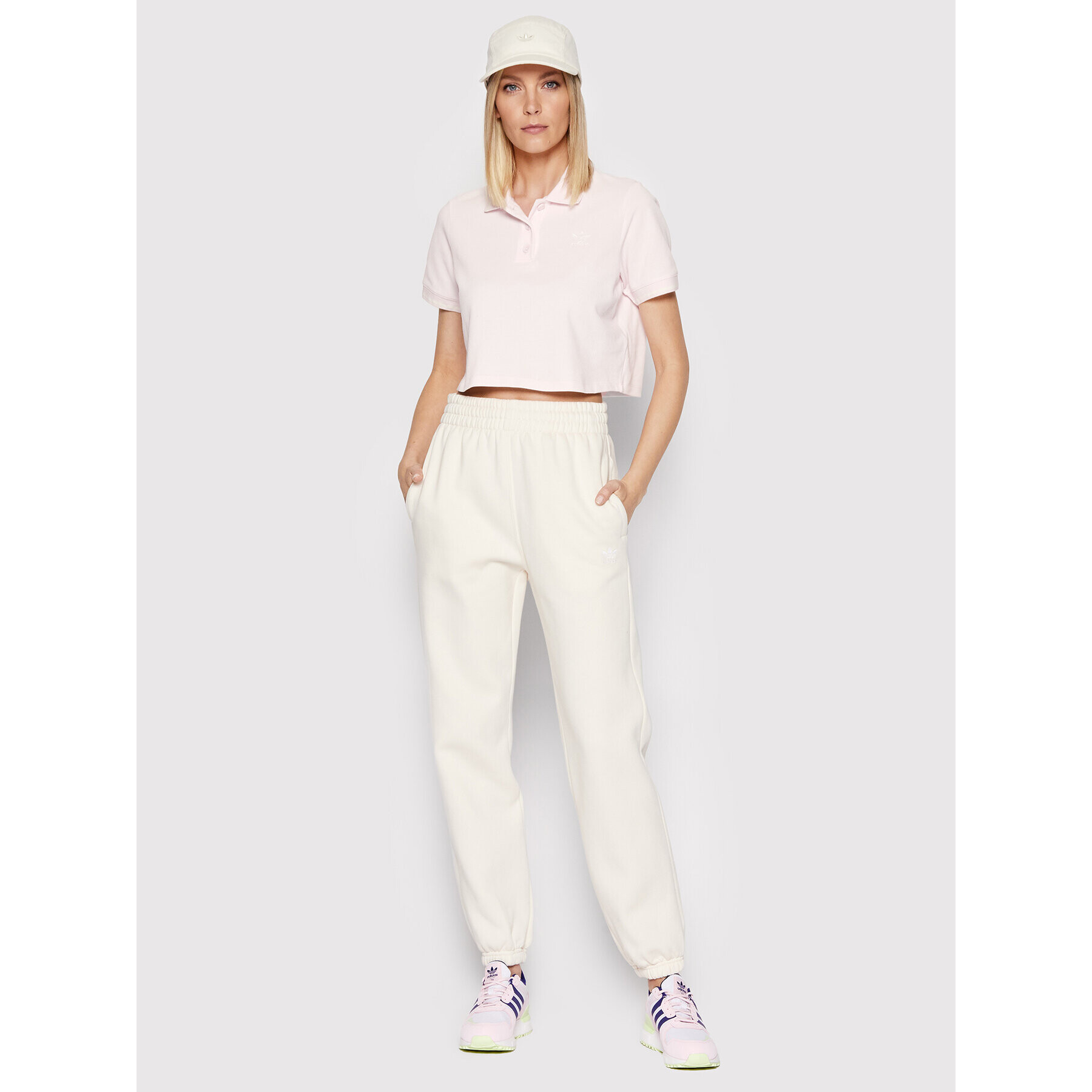 adidas Polokošile Tennis Luxe H56470 Růžová Relaxed Fit - Pepit.cz