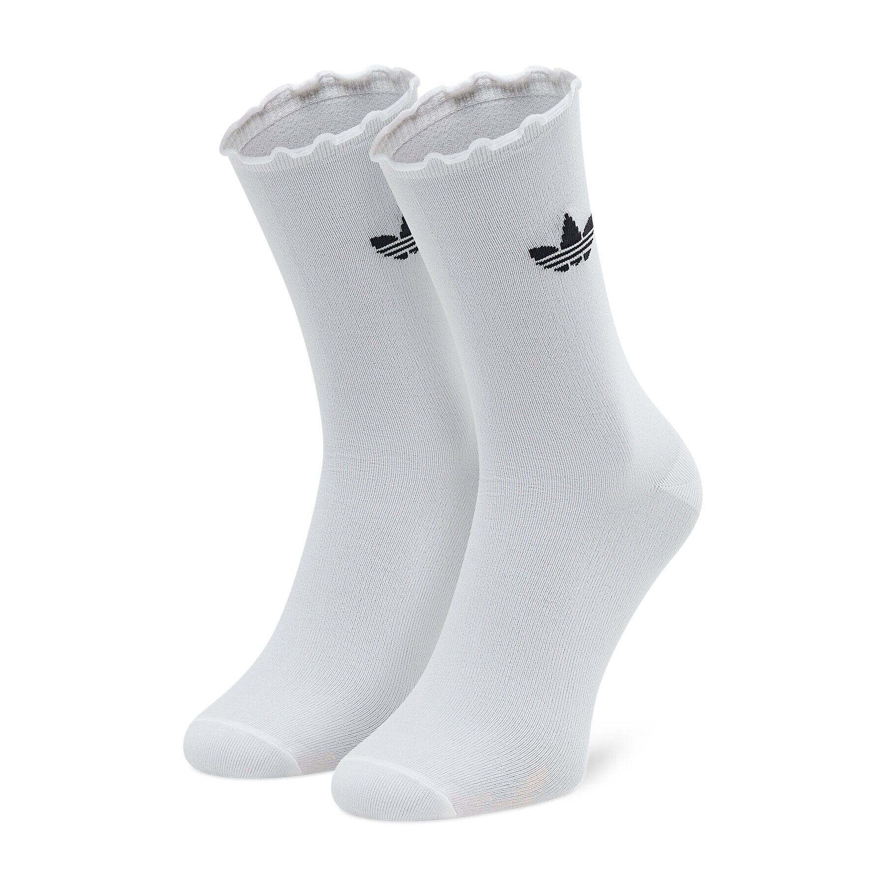 adidas Sada 2 párů vysokých ponožek unisex Ruffle Crw 2Pp HC9532 Černá - Pepit.cz