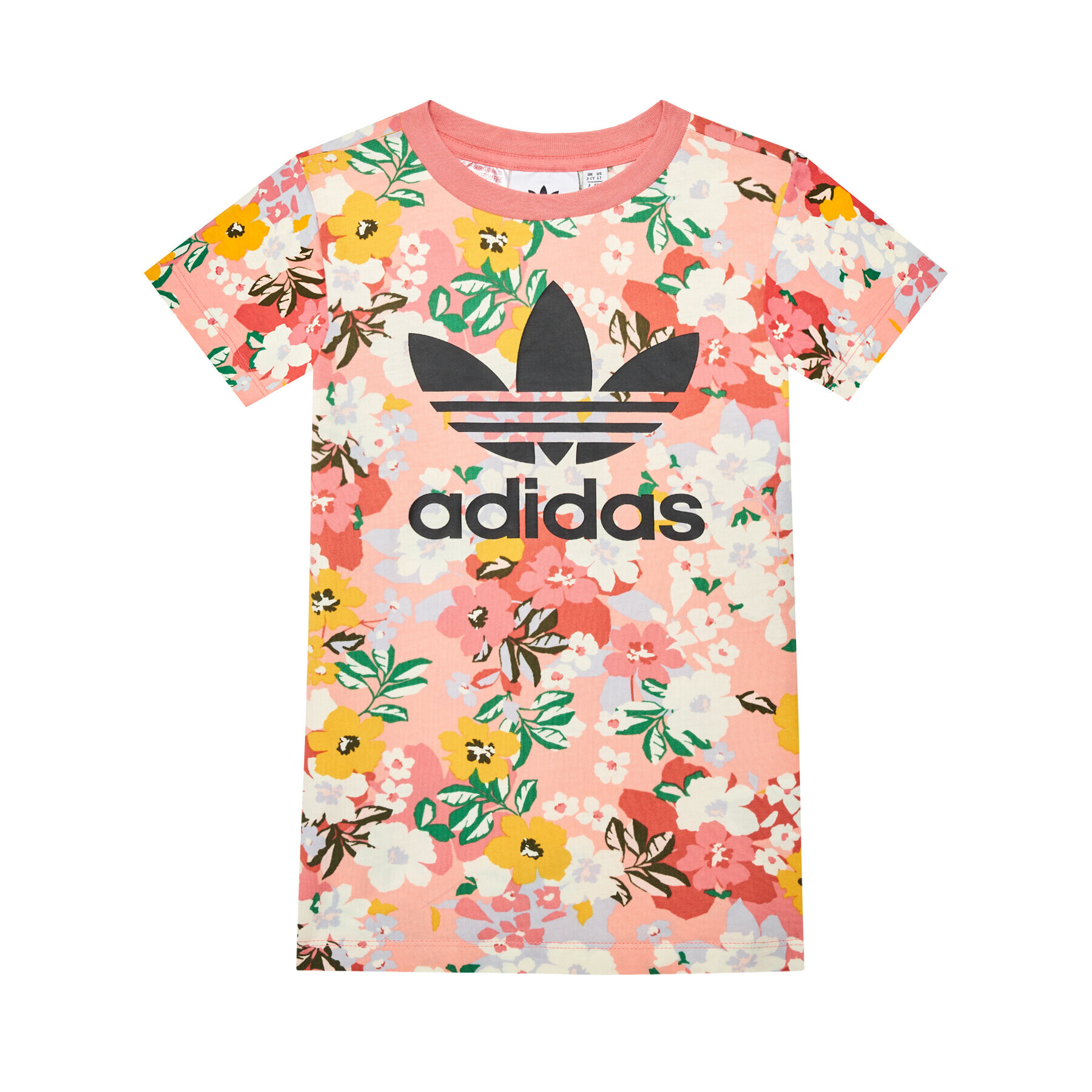 adidas Sada šaty a legíny Her Studio London Floral Tee GN4214 Růžová Regular Fit - Pepit.cz