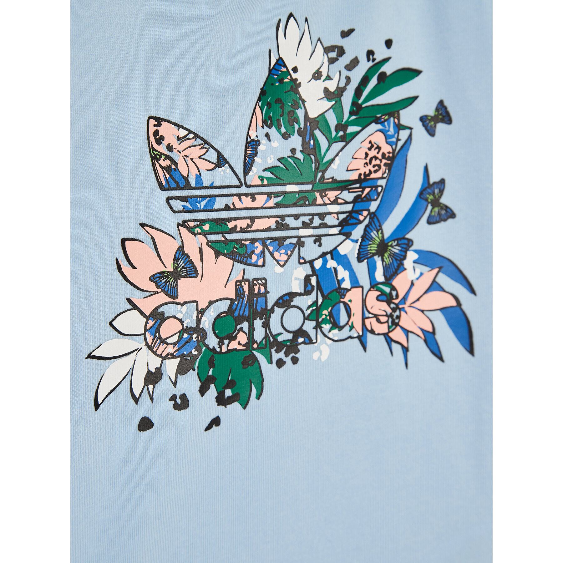 adidas Sada t-shirt a legíny Her Studio London Animal Flower H22600 Modrá Regular Fit - Pepit.cz