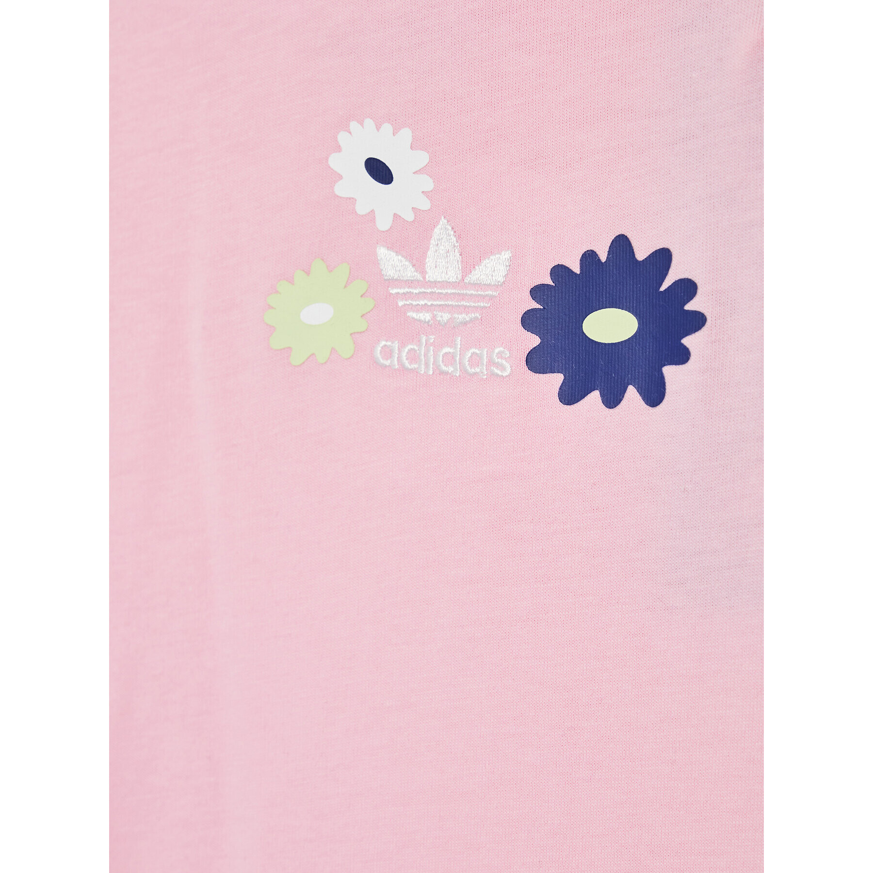 adidas Sada T-shirt a šortky Flower Print HC1949 Růžová Regular Fit - Pepit.cz