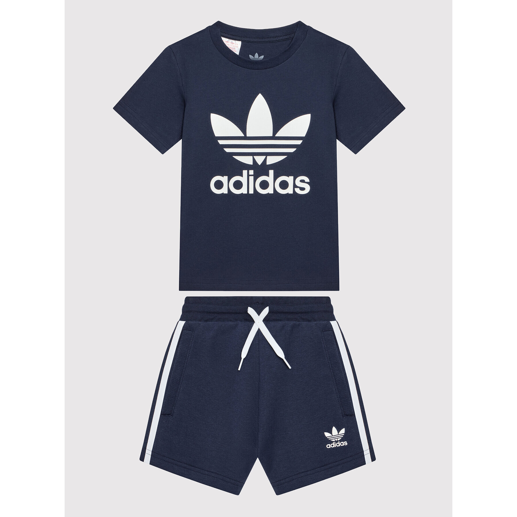 adidas Sada tričko a sportovní šortky adicolor HK2970 Tmavomodrá Regular Fit - Pepit.cz