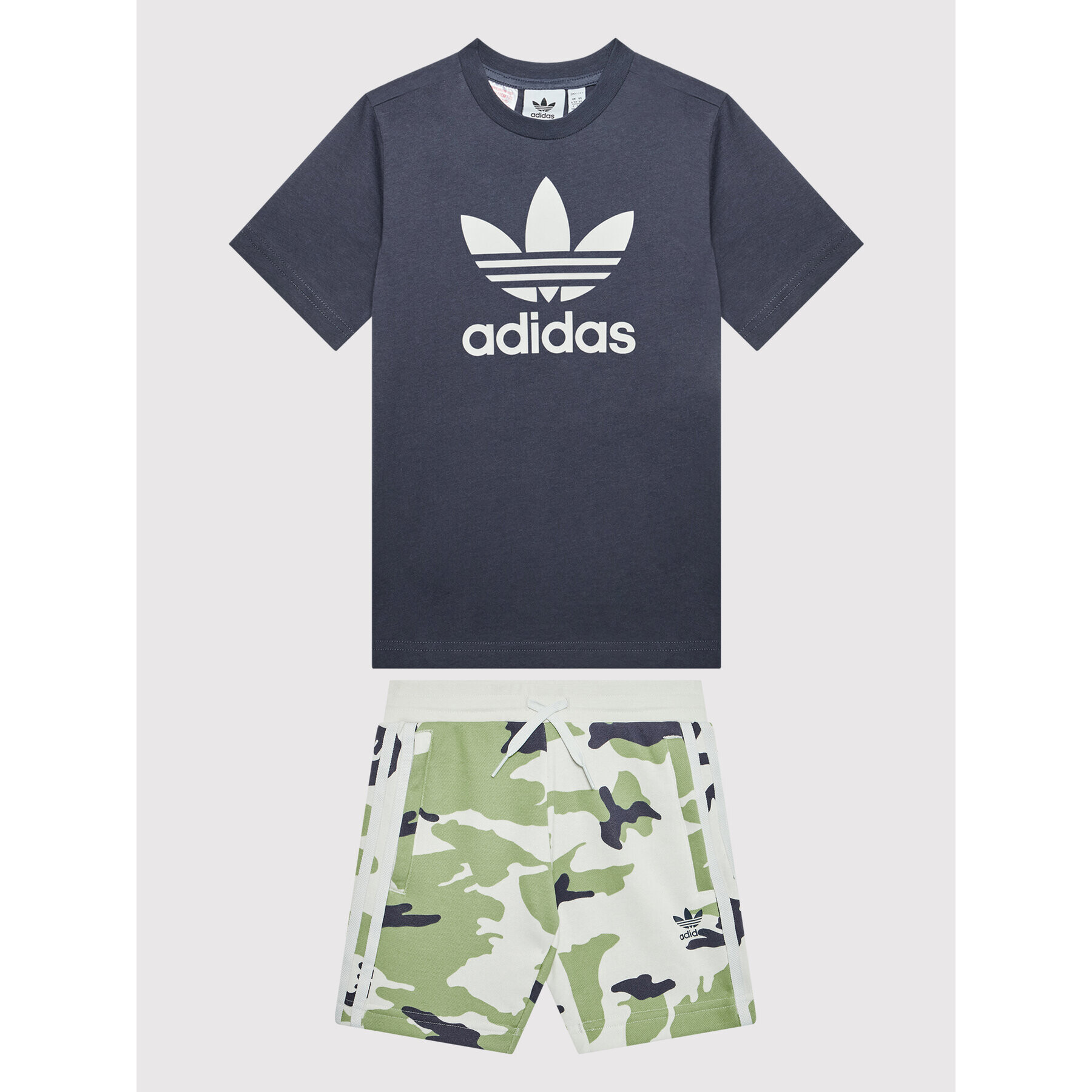 adidas Sada tričko a sportovní šortky Camo HC4581 Tmavomodrá Regular Fit - Pepit.cz