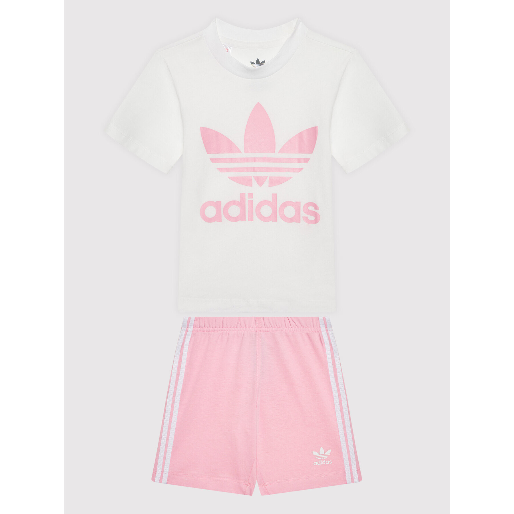 adidas Sada tričko a sportovní šortky Tee Set HE4658 Bílá Regular Fit - Pepit.cz