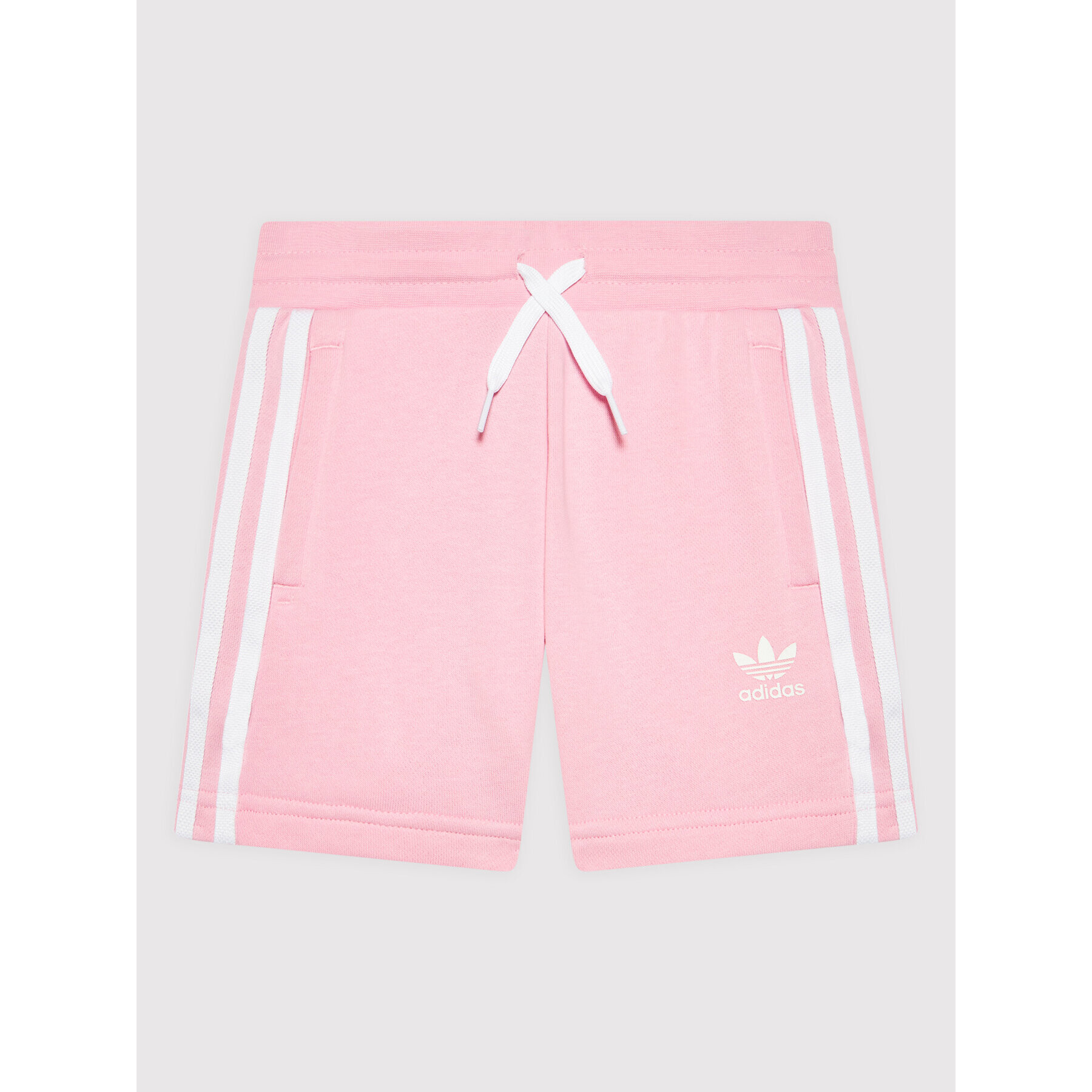 adidas Sada tričko a sportovní šortky Trefoil HC9507 Bílá Regular Fit - Pepit.cz