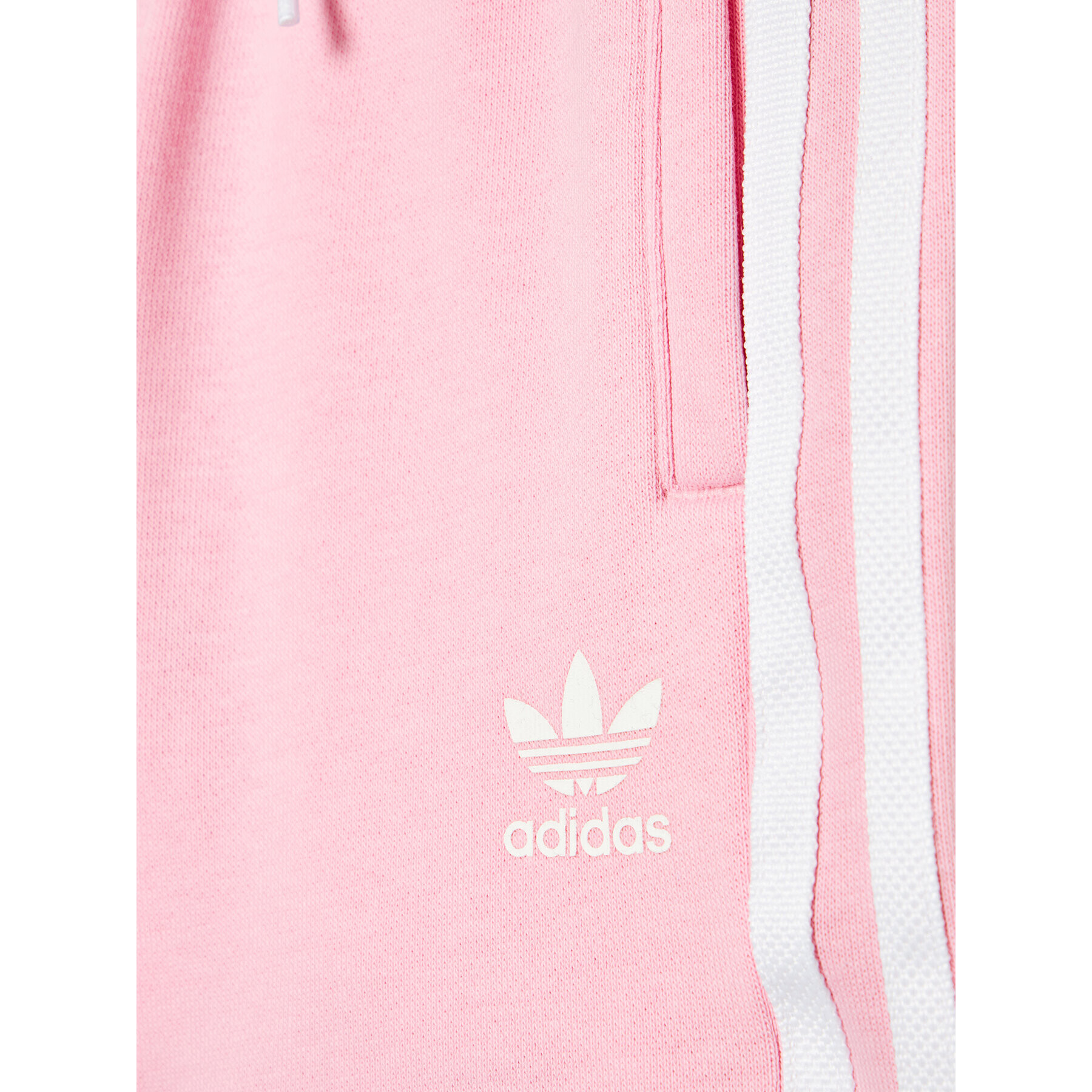 adidas Sada tričko a sportovní šortky Trefoil HC9507 Bílá Regular Fit - Pepit.cz