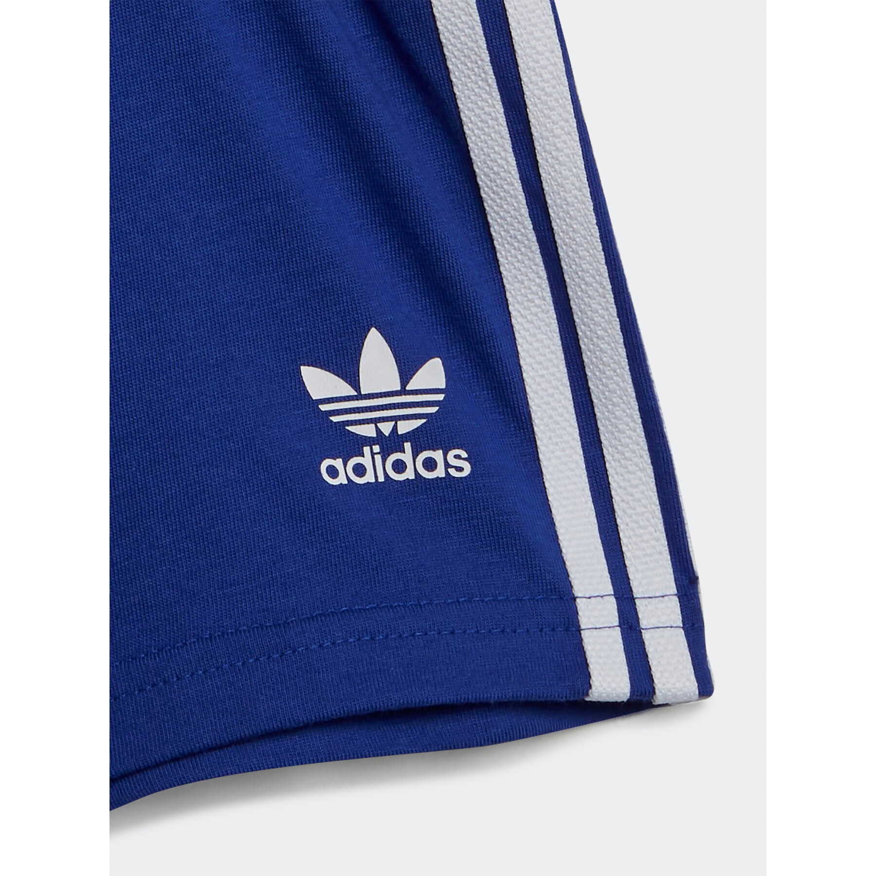 adidas Sada tričko a sportovní šortky Trefoil Shorts Tee Set IB8637 Modrá Regular Fit - Pepit.cz