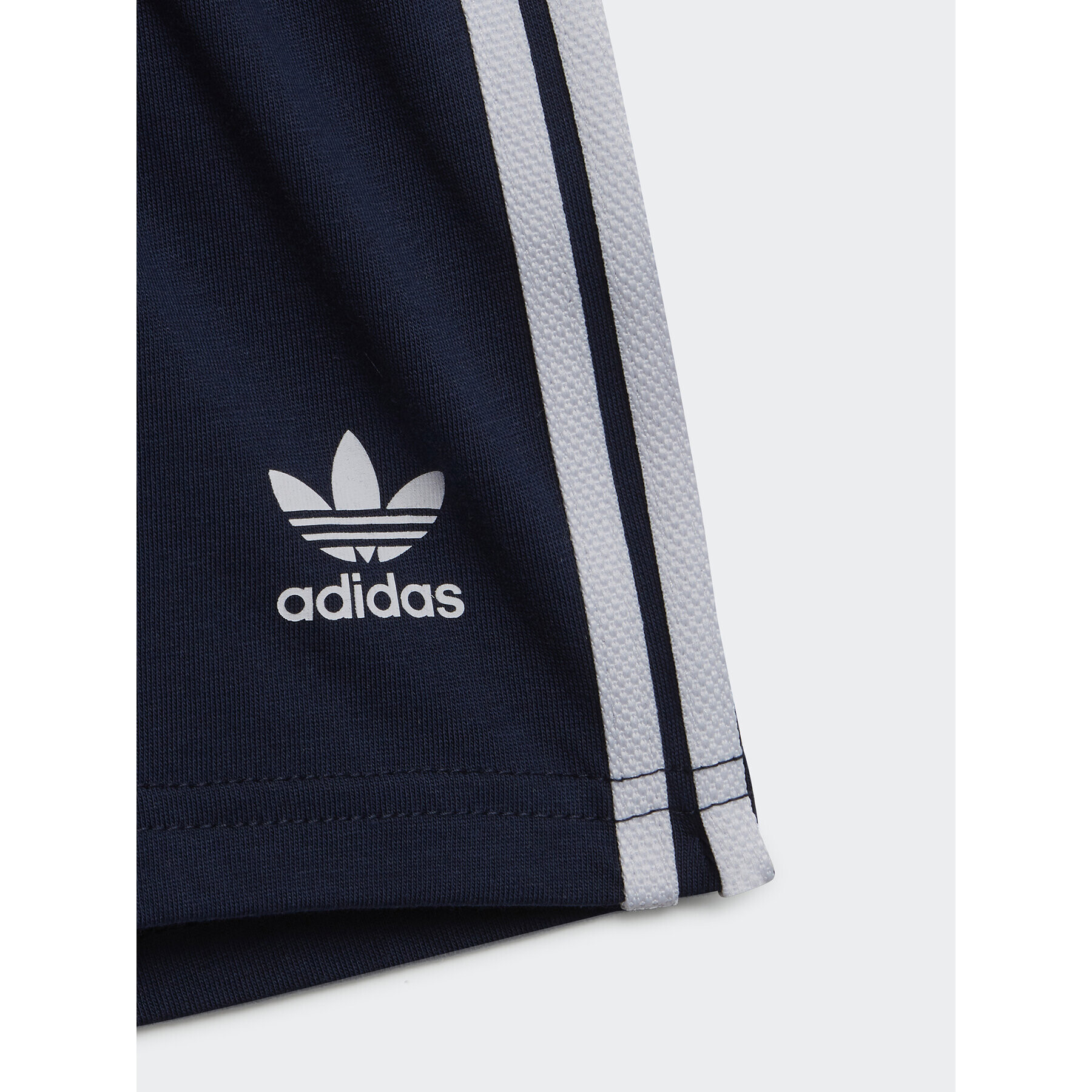 adidas Sada tričko a sportovní šortky Trefoil Shorts Tee Set IB8638 Modrá Regular Fit - Pepit.cz