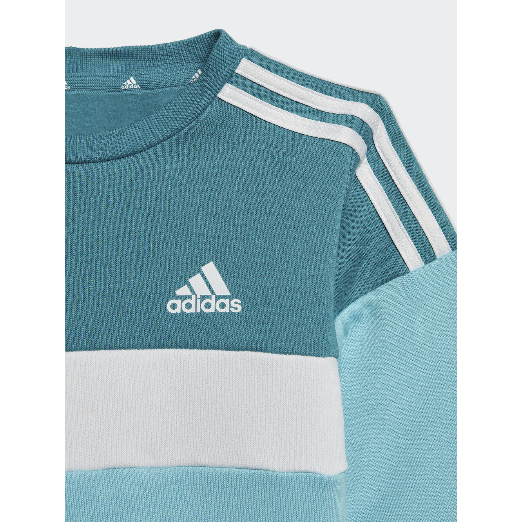 adidas Souprava mikina a legíny Tiberio 3-Stripes Colorblock IJ6326 Modrá Slim Fit - Pepit.cz