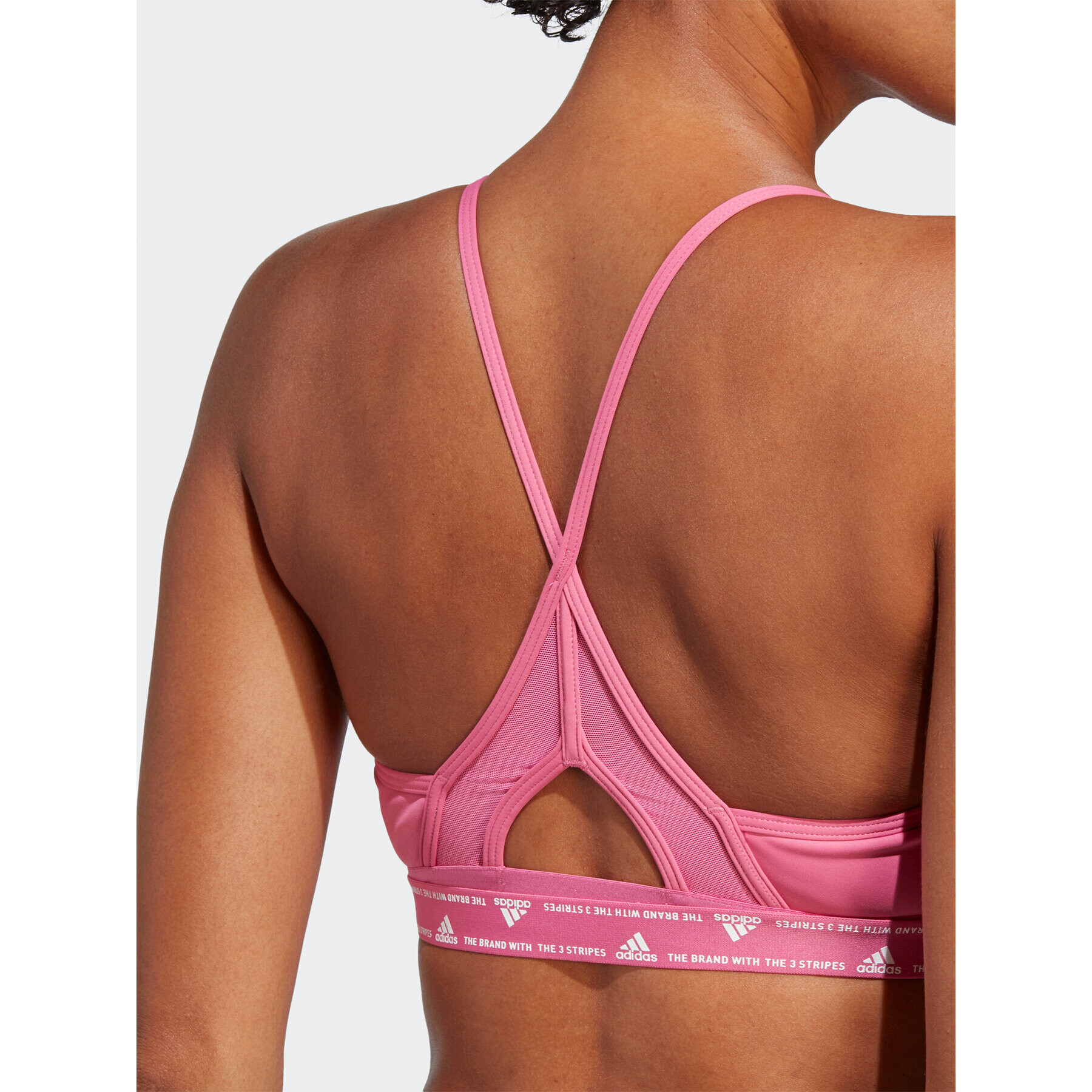 adidas Sportovní podprsenka Aeroreact Training Light-Support Bra HS2980 Růžová - Pepit.cz