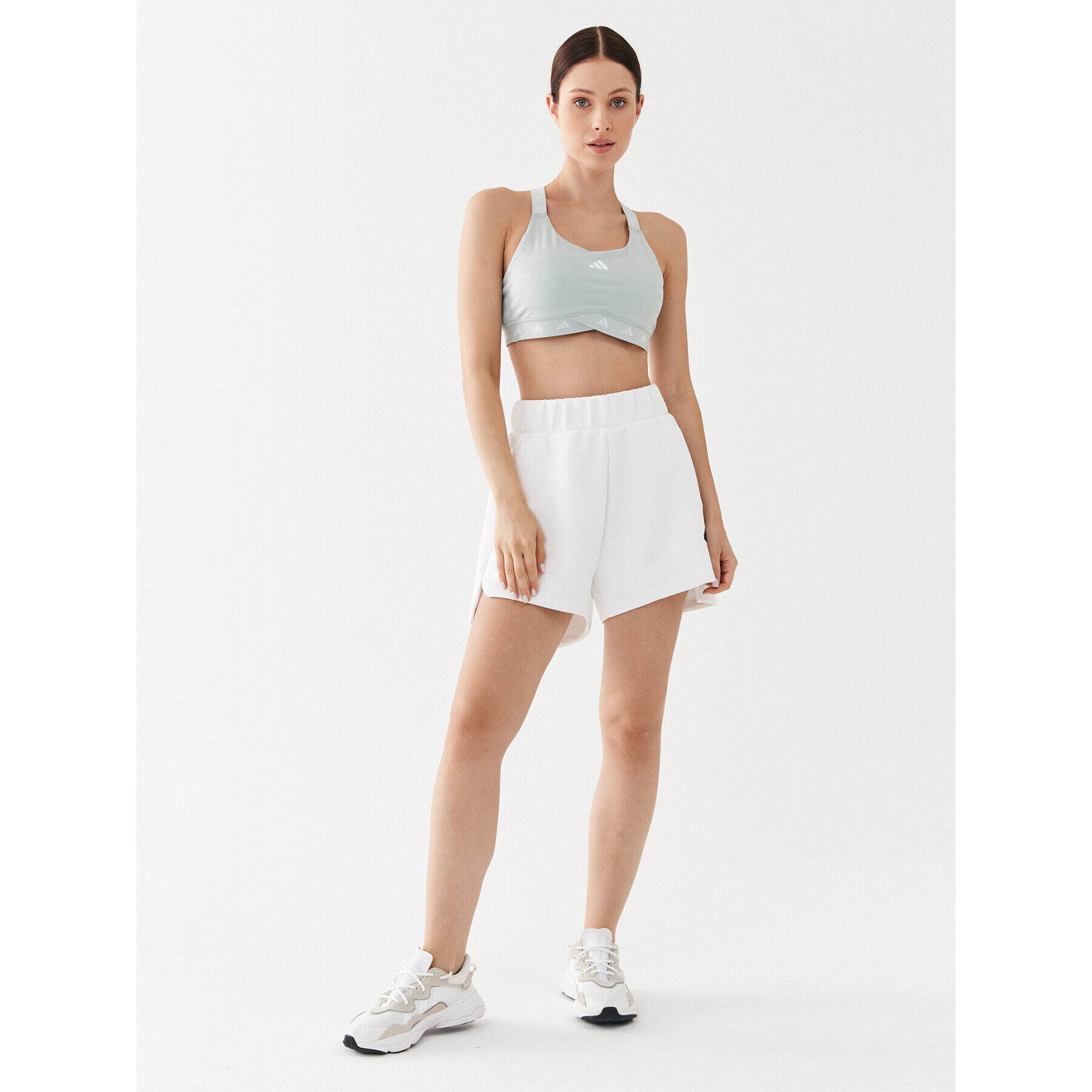 adidas Sportovní podprsenka PowerImpact Luxe Training Medium-Support Bra IL2880 Šedá - Pepit.cz