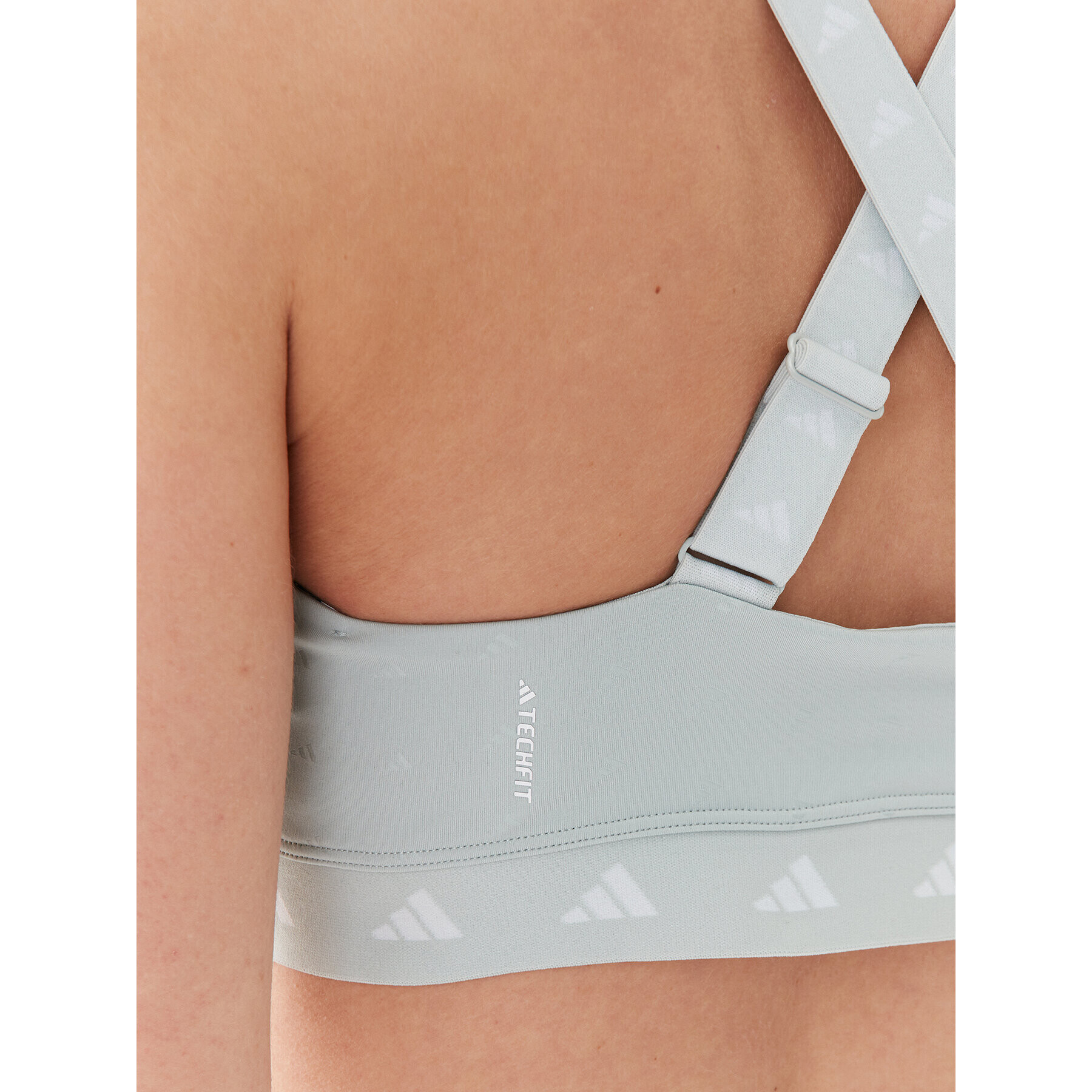 adidas Sportovní podprsenka PowerImpact Luxe Training Medium-Support Bra IL2880 Šedá - Pepit.cz