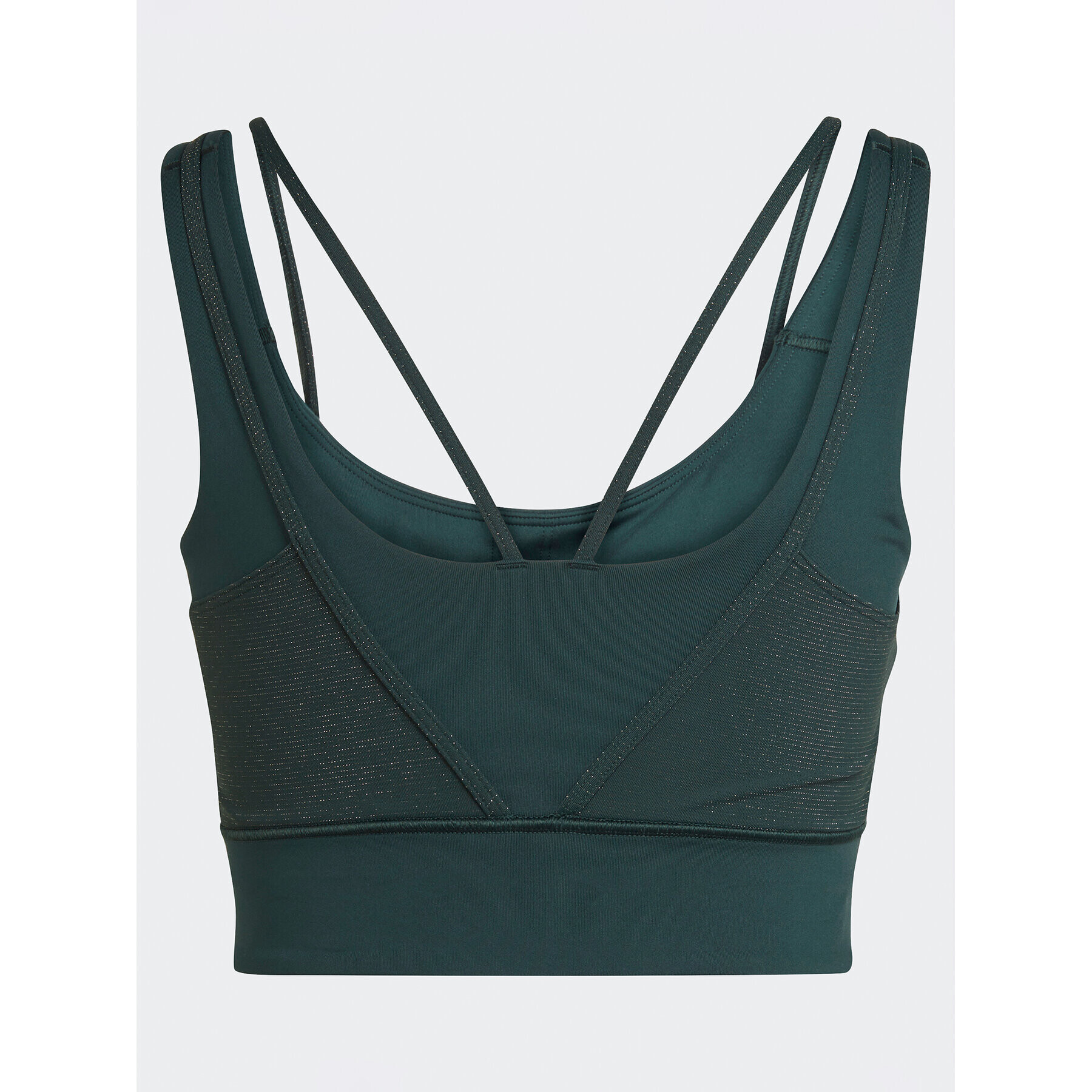 adidas Sportovní podprsenka Powerimpact Training Medium-Support Shiny Bra HM7886 Zelená - Pepit.cz