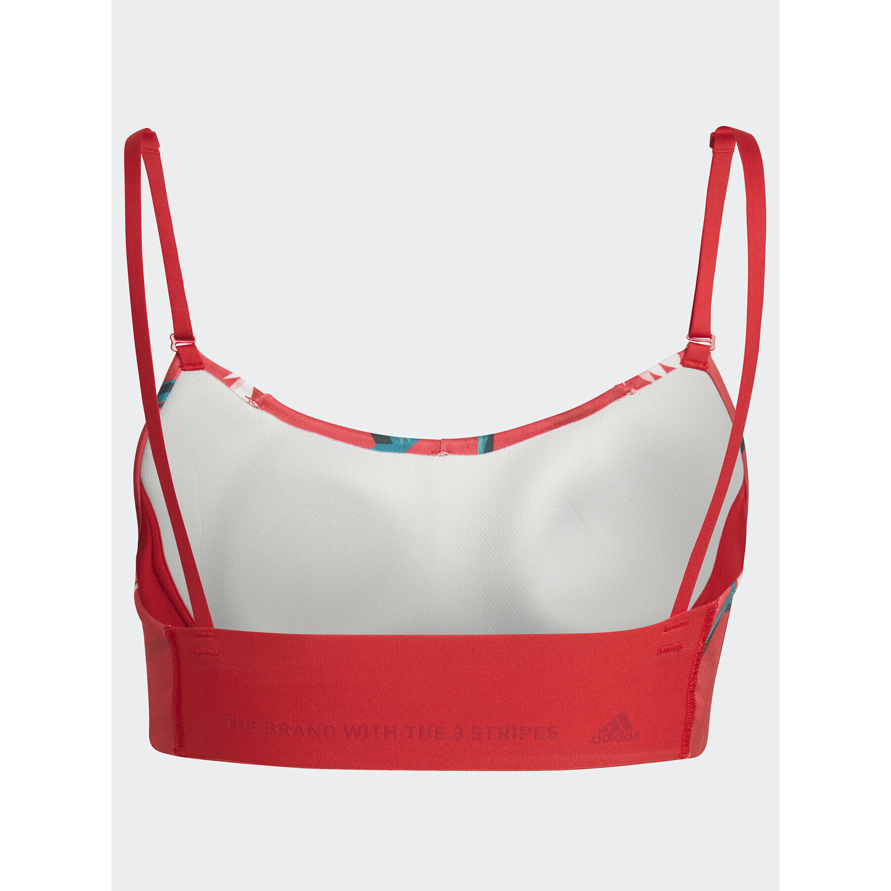 adidas Sportovní podprsenka Thebe Magugu Studio Light-Support Bra HM9256 Červená - Pepit.cz