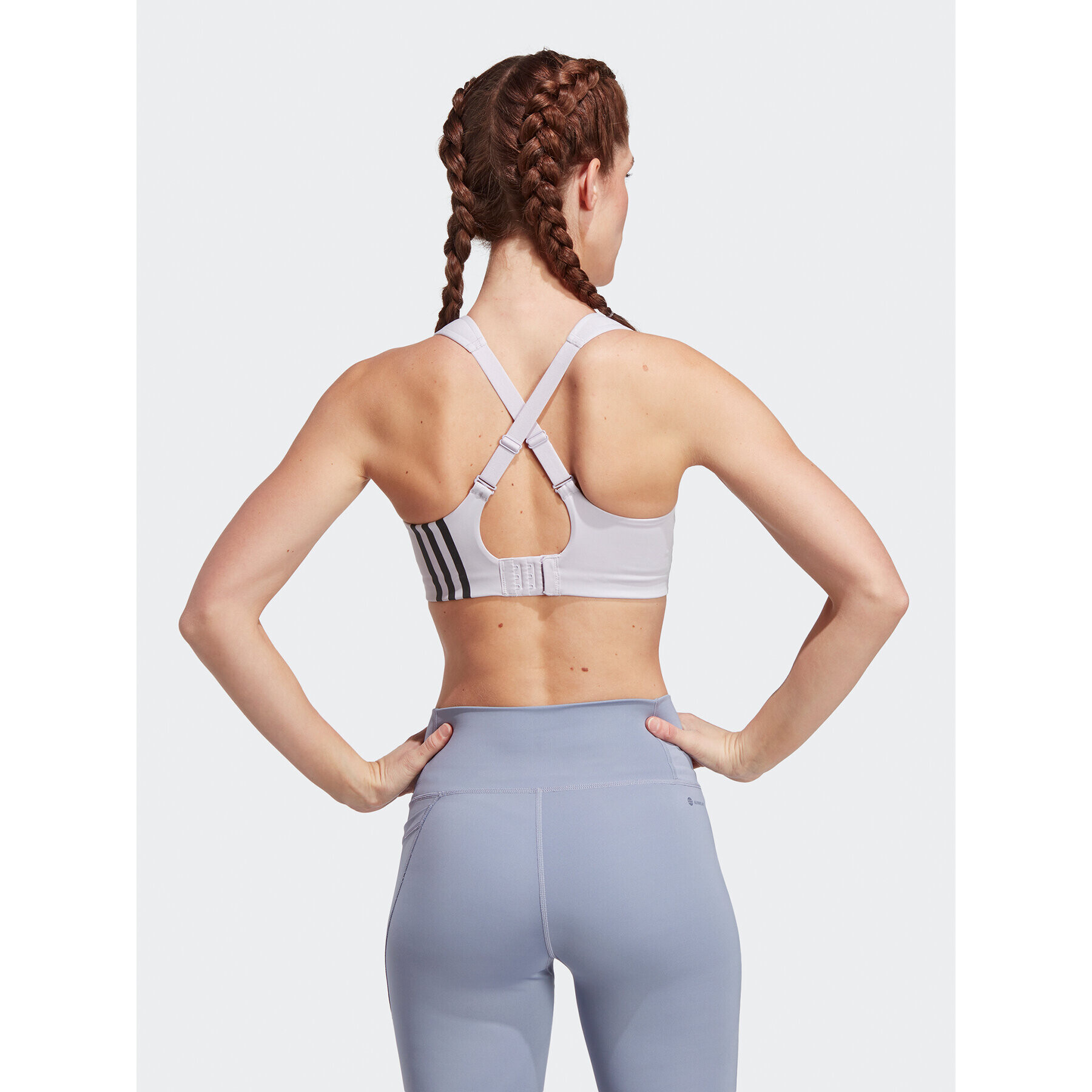 adidas Sportovní podprsenka TLRD Impact Training High-Support Bra HZ4226 Fialová - Pepit.cz