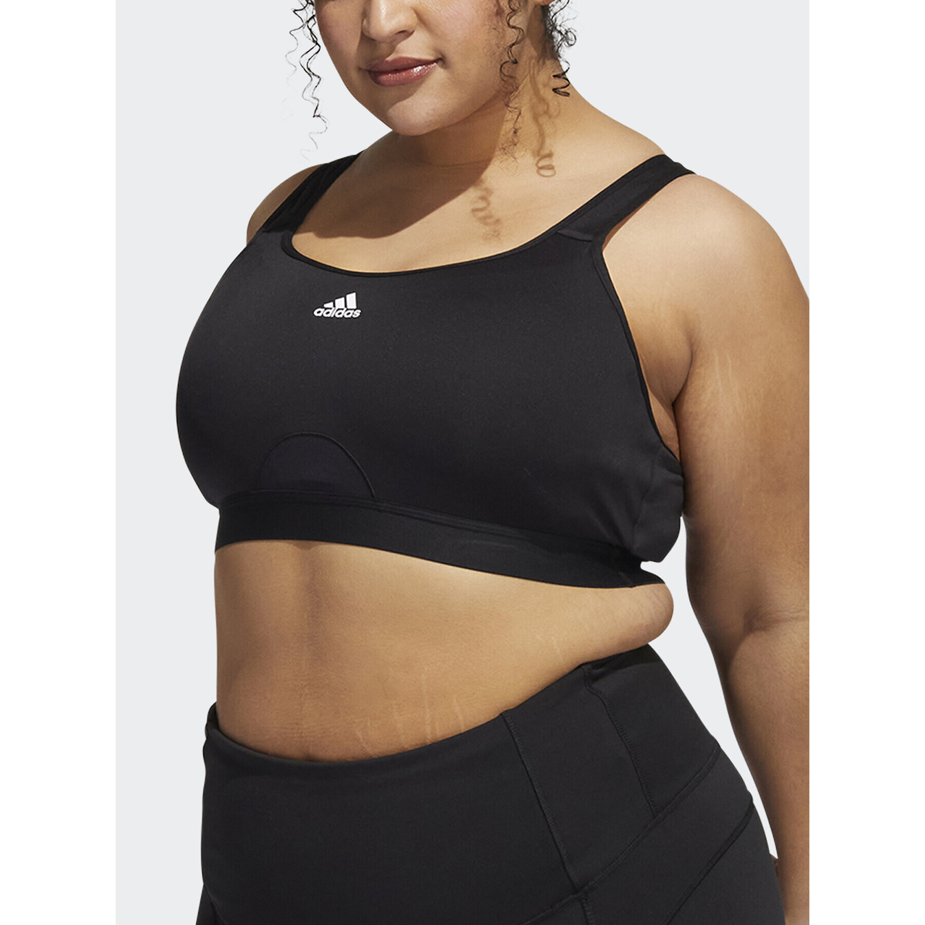 adidas Sportovní podprsenka TLRD Move Training High-Support Bra (Plus Size) HF2288 Černá - Pepit.cz