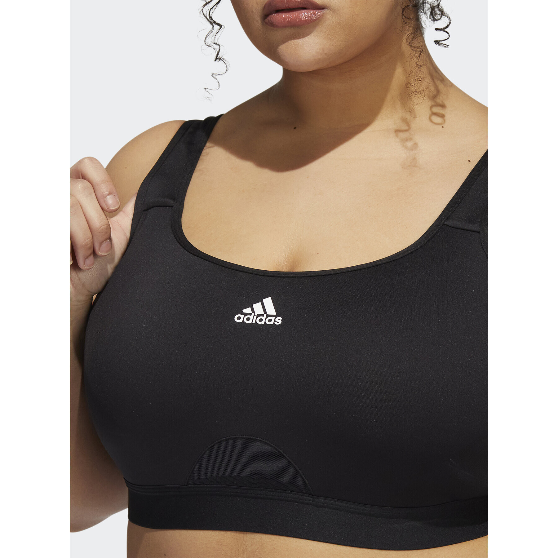 adidas Sportovní podprsenka TLRD Move Training High-Support Bra (Plus Size) HF2288 Černá - Pepit.cz