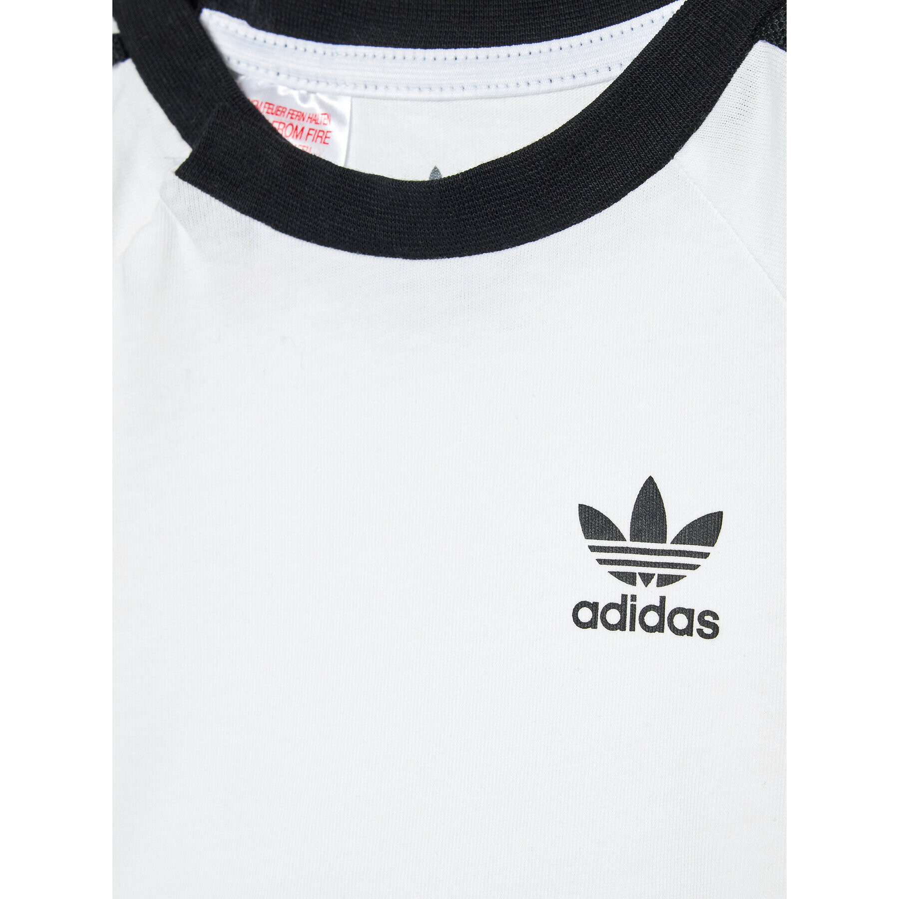 adidas T-Shirt 3-Stripes DV2824 Bílá Regular Fit - Pepit.cz