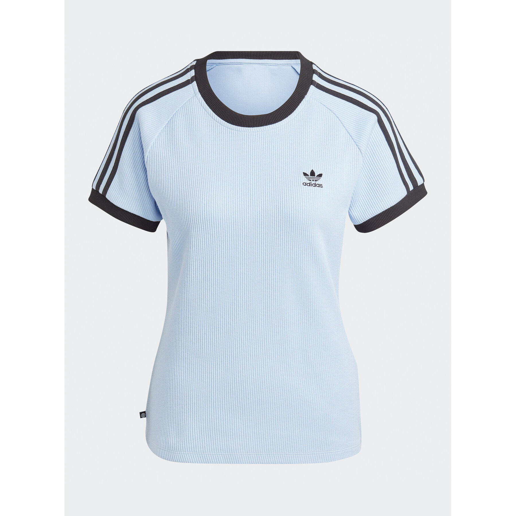 adidas T-Shirt 3-Stripes Slim T-Shirt IC5462 Modrá - Pepit.cz