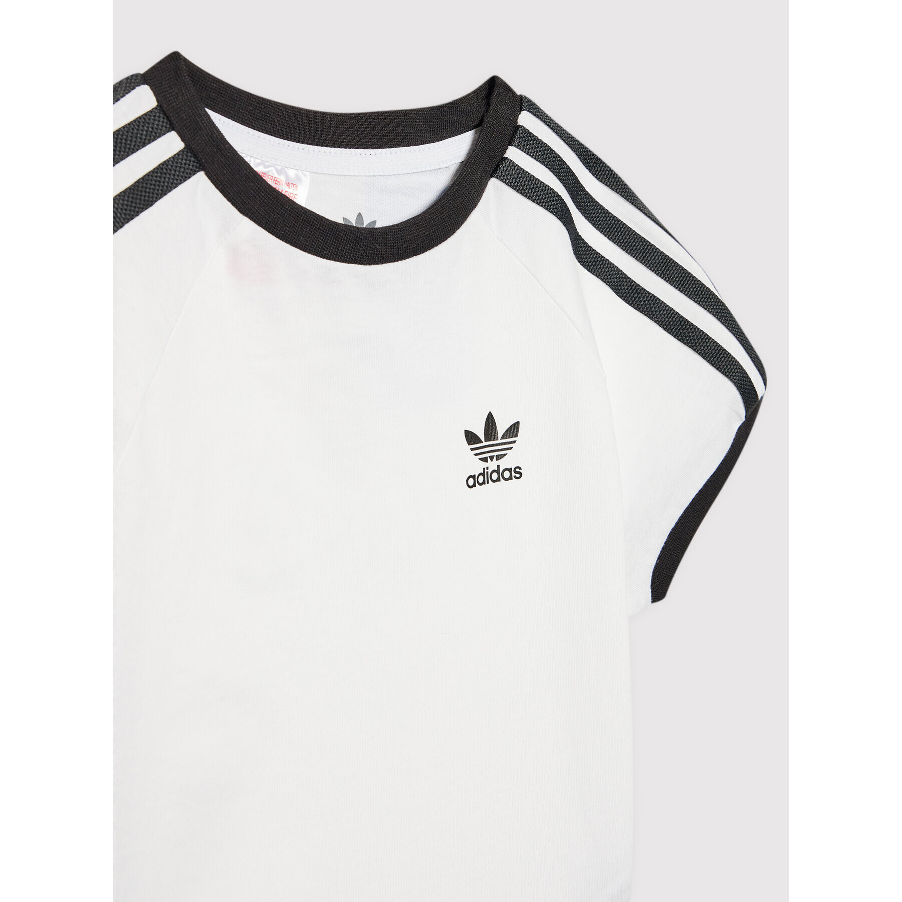 adidas T-Shirt Adicolor 3-Stripes H31181 Bílá Regular Fit - Pepit.cz