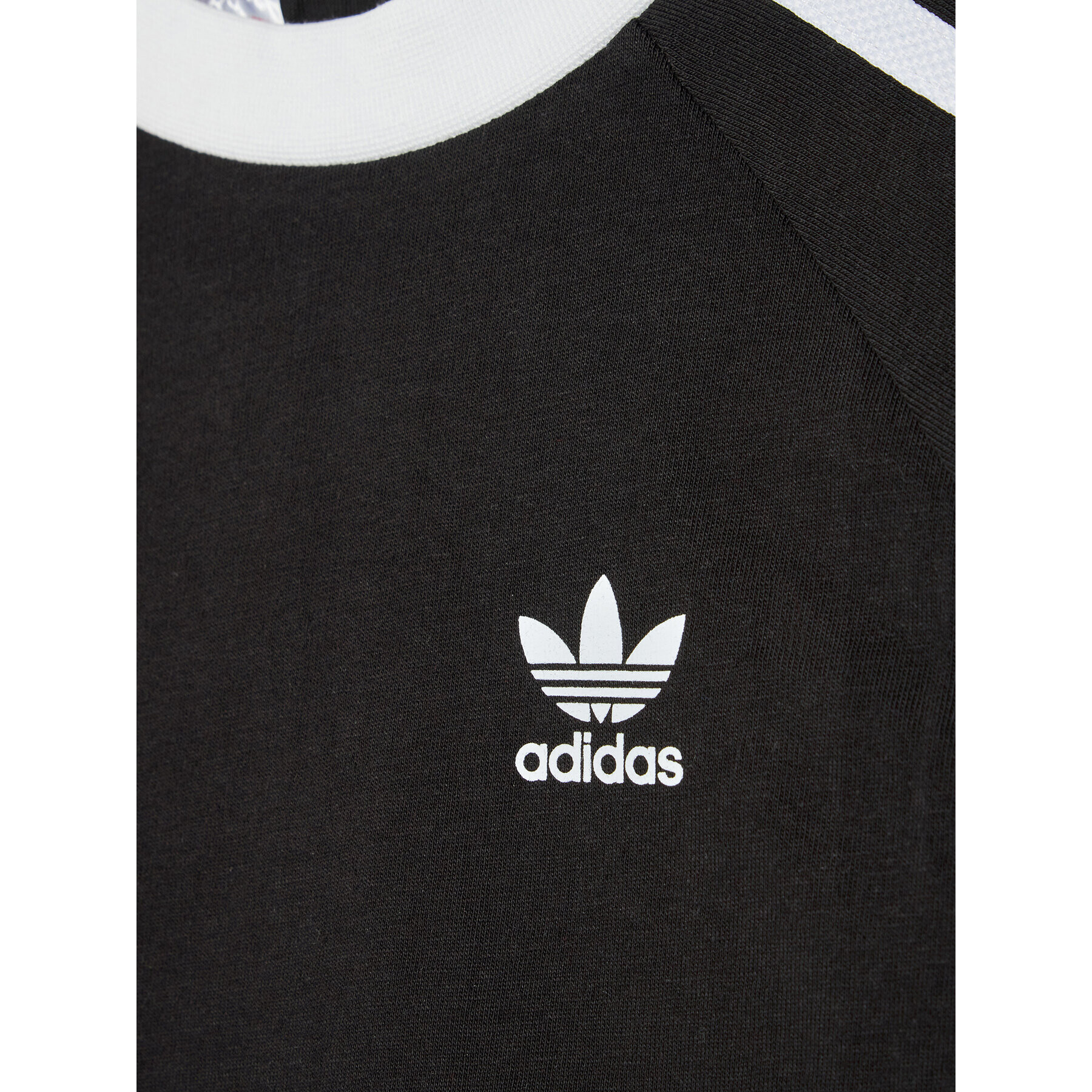 adidas T-Shirt adicolor 3-Stripes H31182 Černá Regular Fit - Pepit.cz