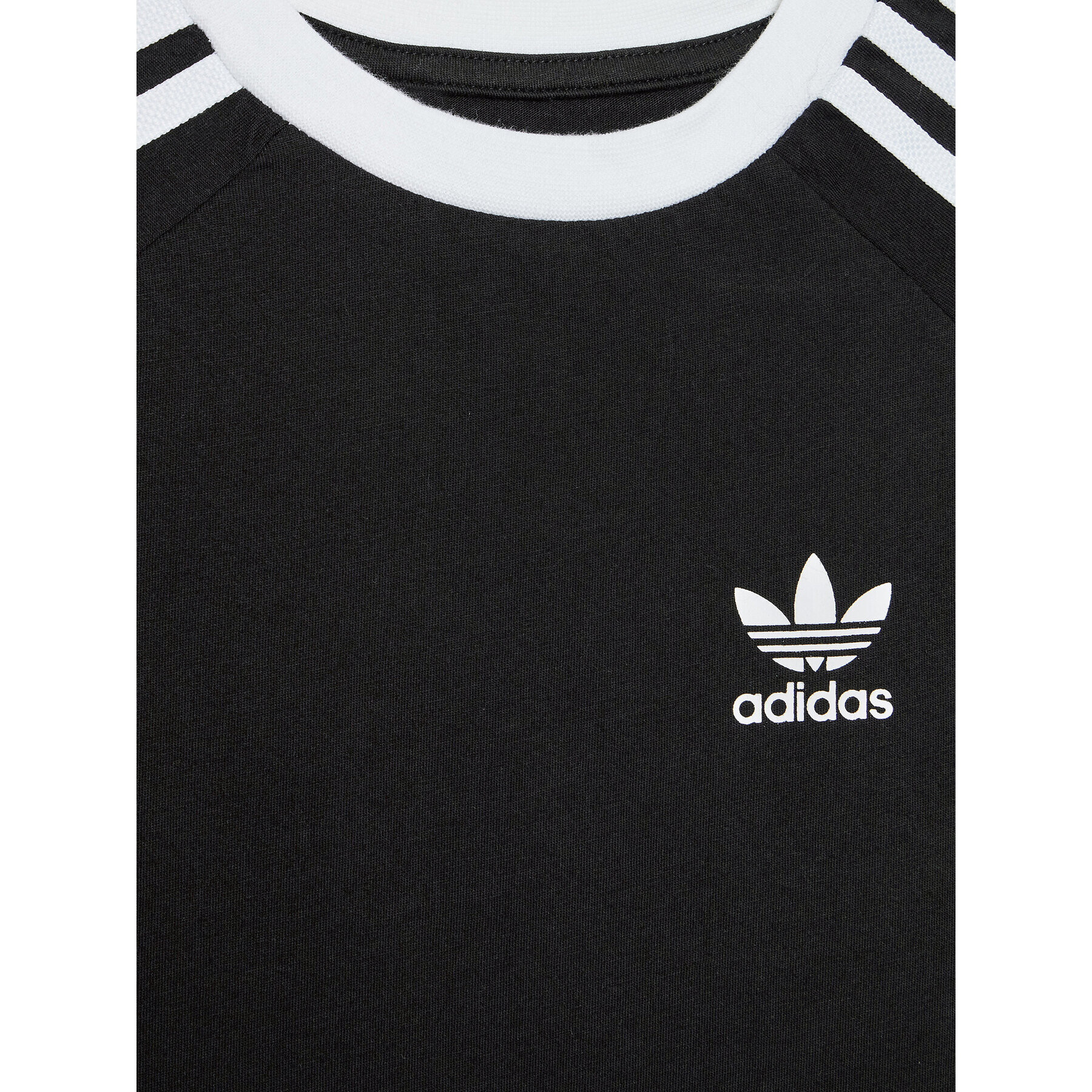 adidas T-Shirt adicolor 3-Stripes HK0264 Černá Relaxed Fit - Pepit.cz