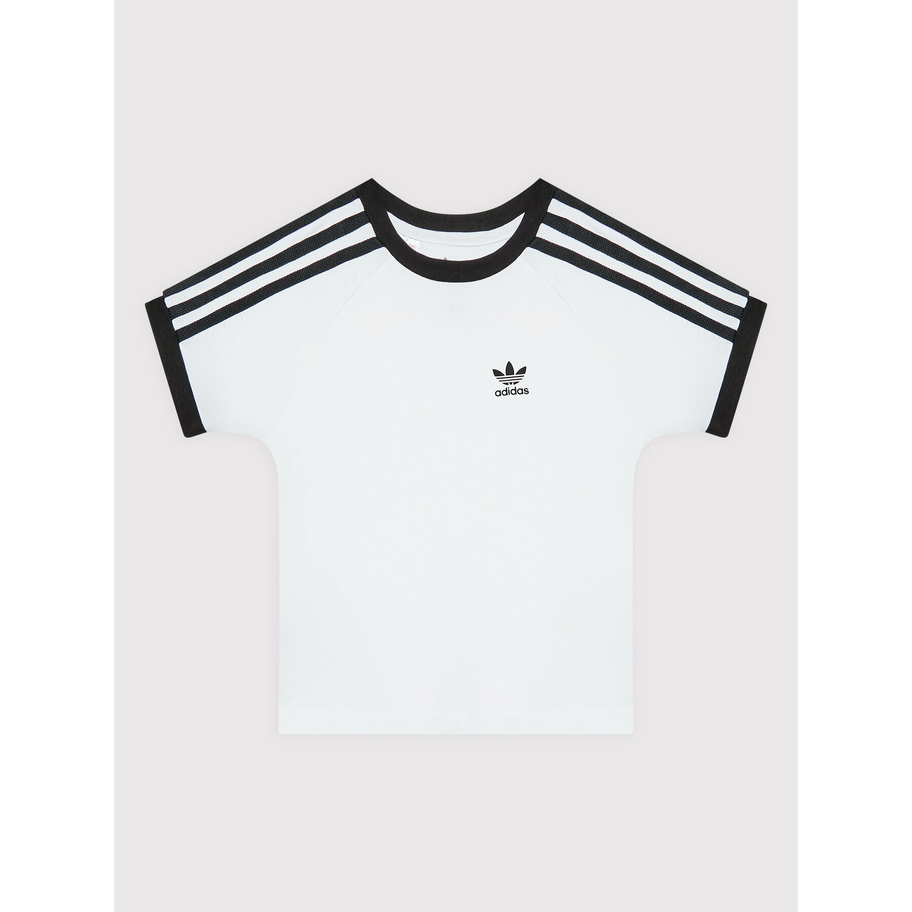 adidas T-Shirt adicolor 3-Stripes HK2912 Bílá Loose Fit - Pepit.cz