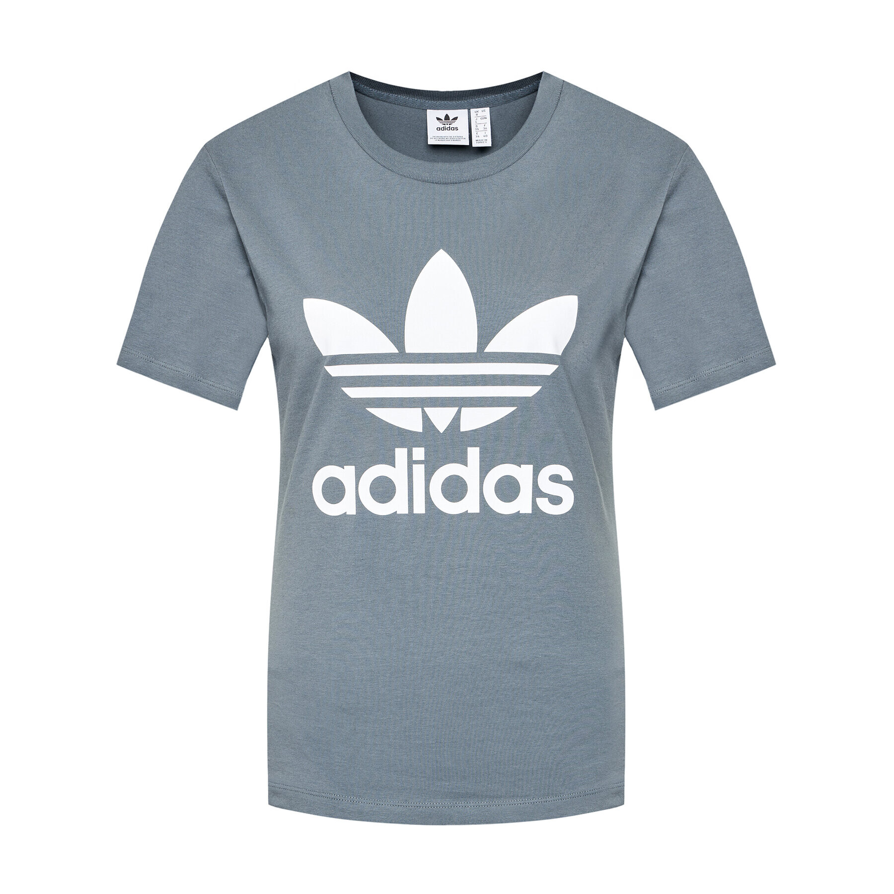 adidas T-Shirt adicolor Classics Trefoil GN2903 Šedá Regular Fit - Pepit.cz