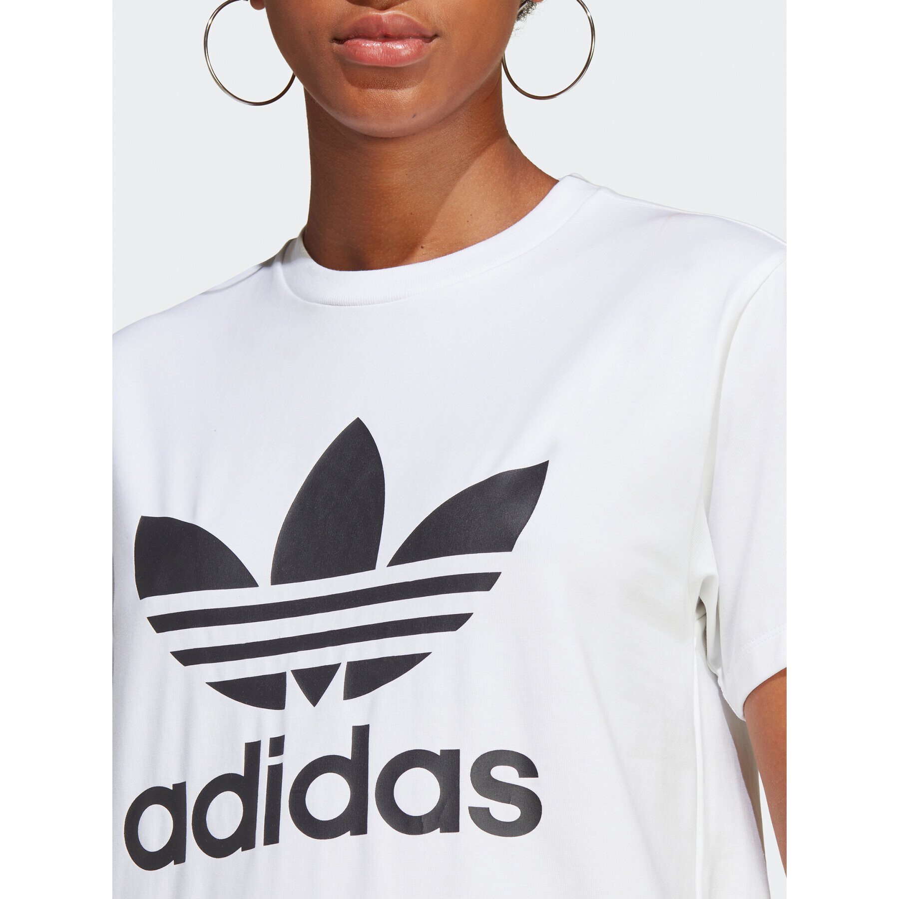 adidas T-Shirt Adicolor Classics Trefoil T-Shirt IB7420 Bílá Regular Fit - Pepit.cz